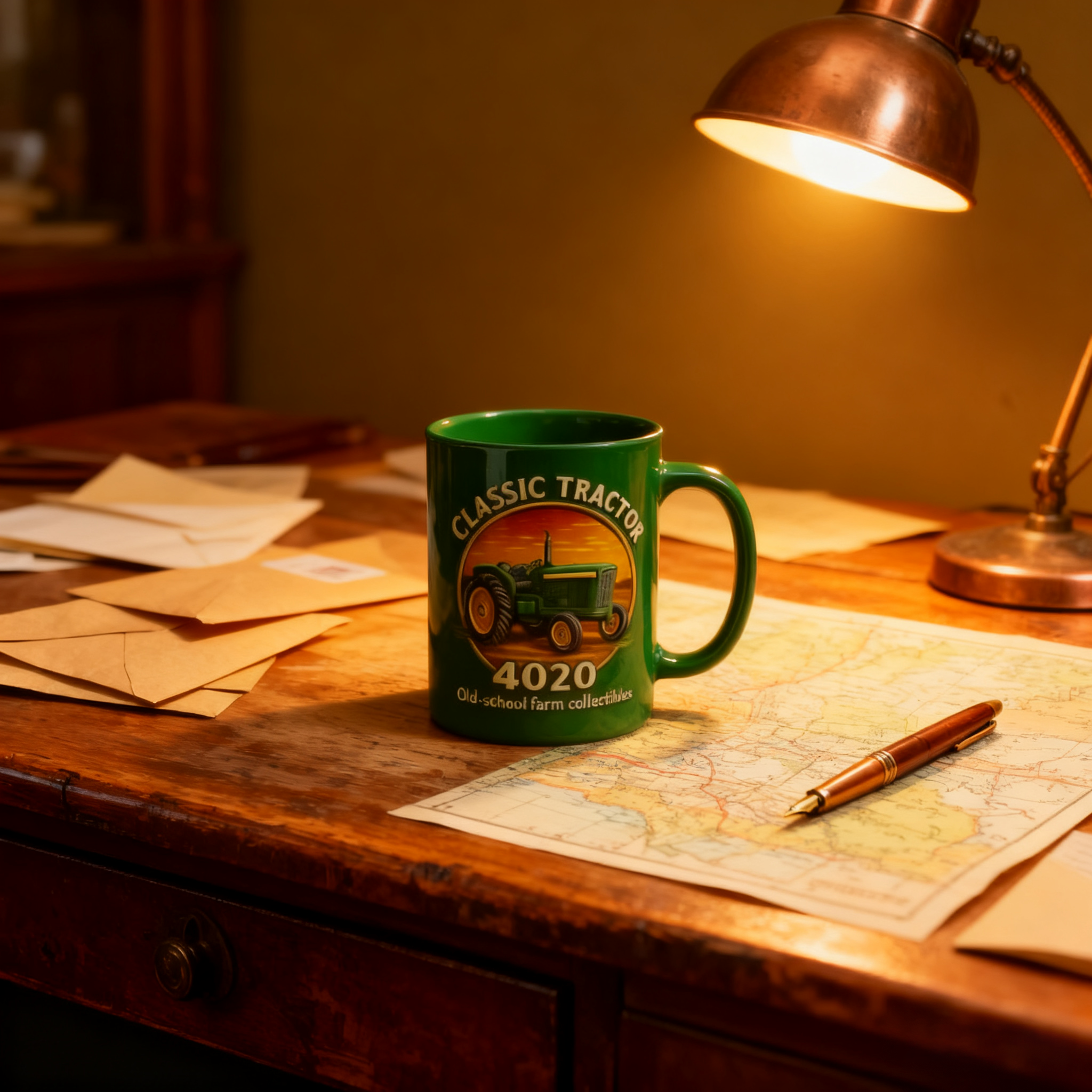 Classic Tractor 4020 Retro Farm Collector's Mug