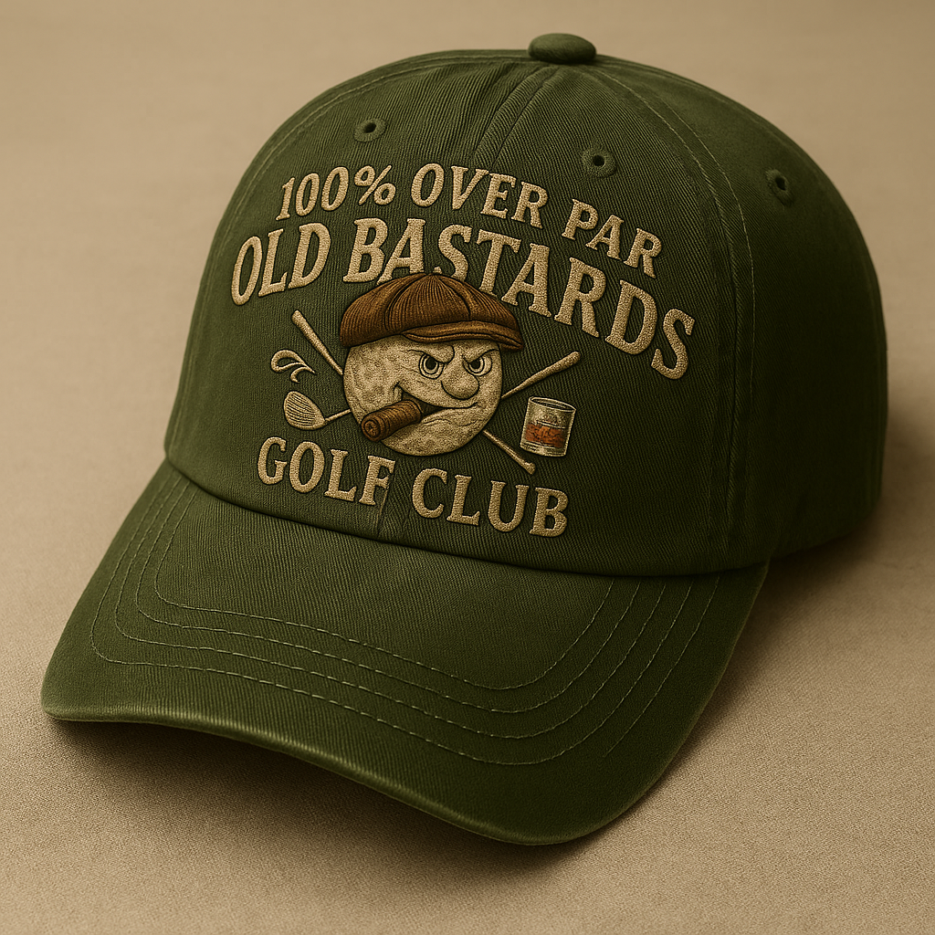 🏌️‍♂️Embroidered Style Old Bastards Golf Club Baseball Cap