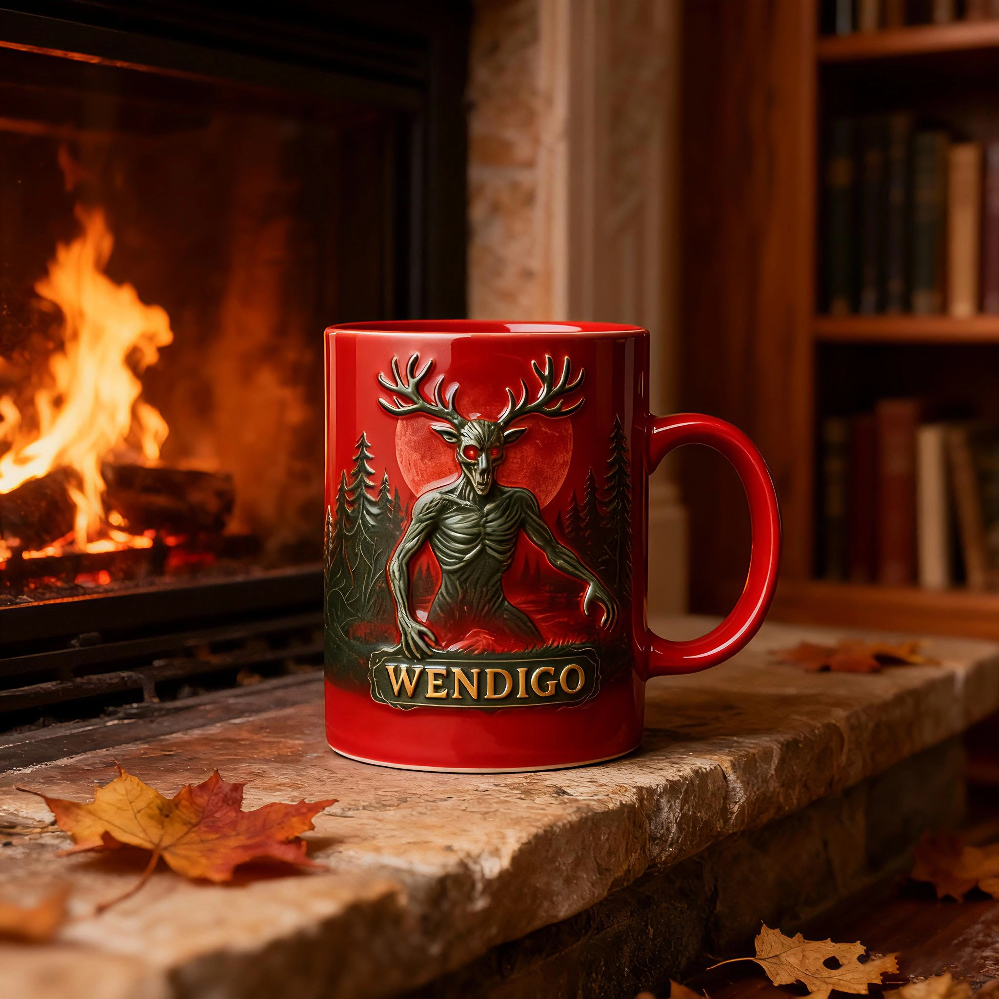 🔥 Last Day 50% OFF – 🦌 Wendigo Ceramic Mug ☕