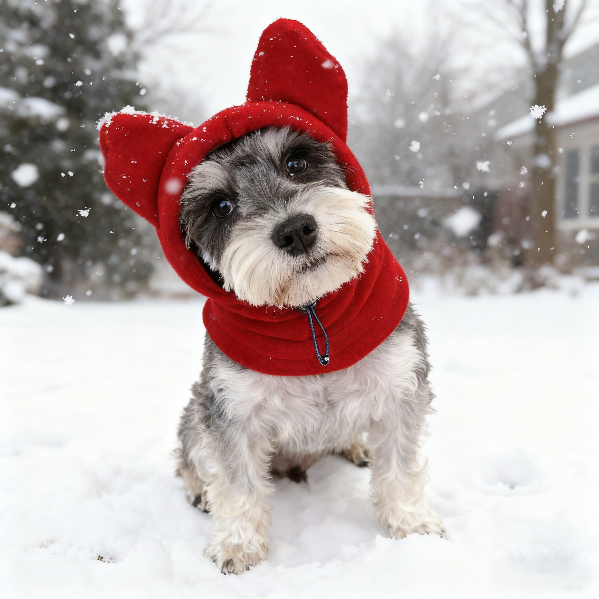 Dog Snood Winter Hood with Ear Protection