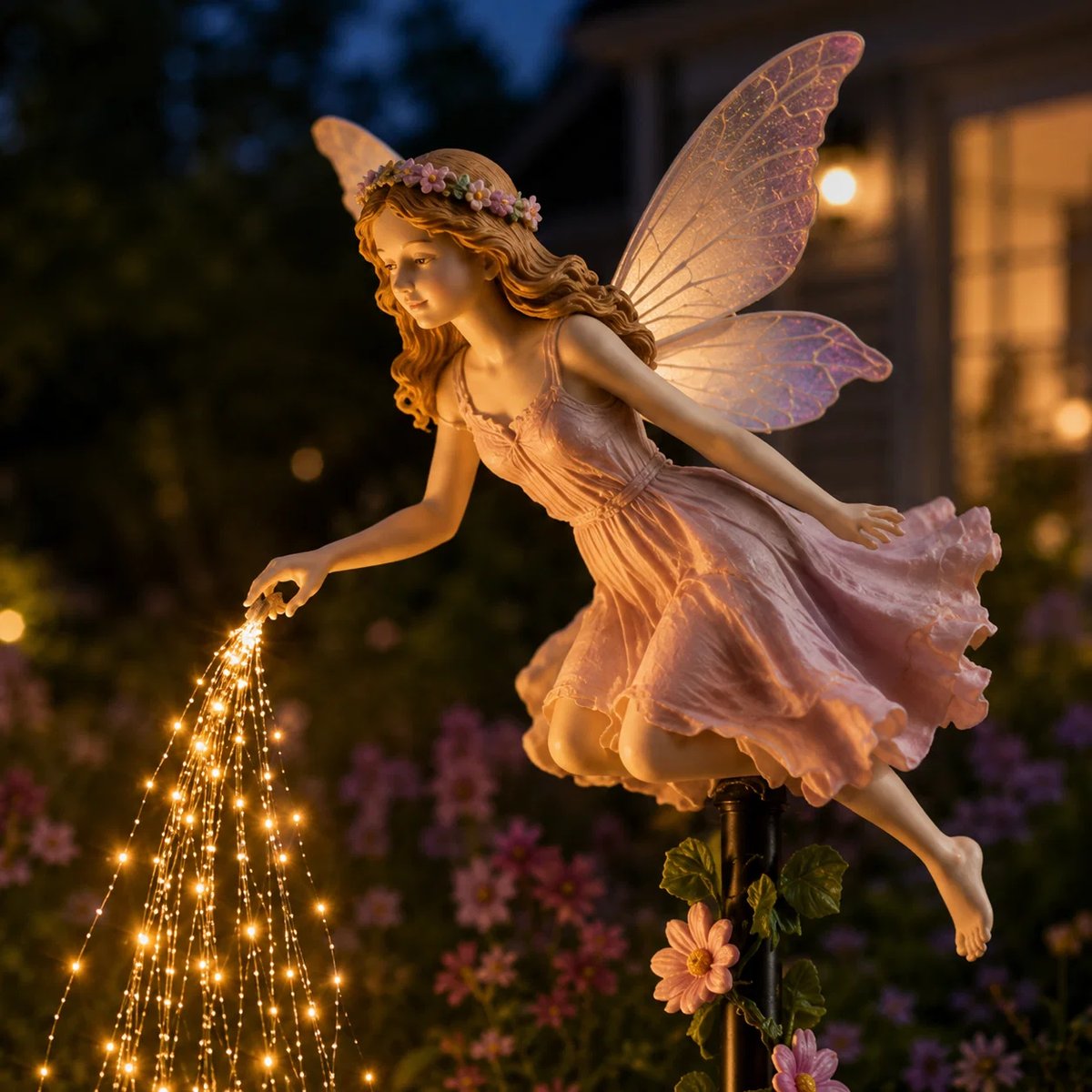 🔥Today 50% OFF🧚‍♀️Fairy Sprinkling Magic Dust Garden Light🌸