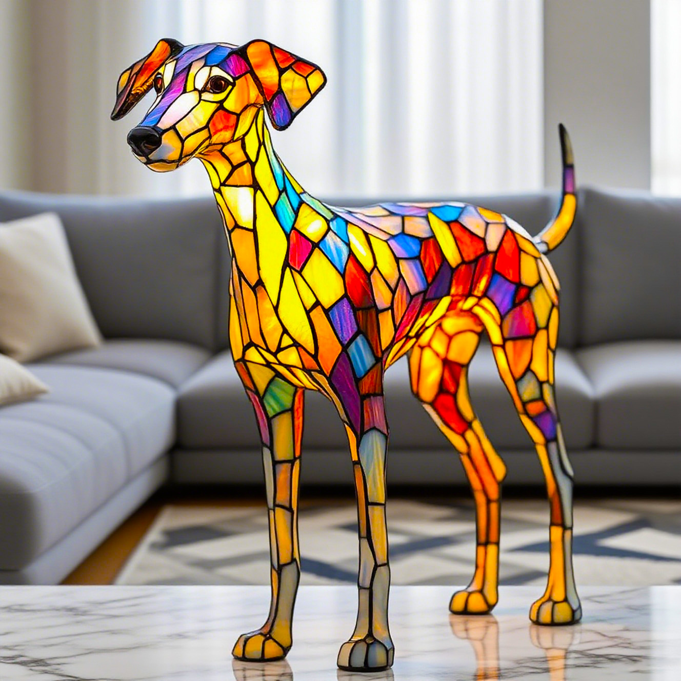 Cute Pet Dog Themed LED Table Lamp