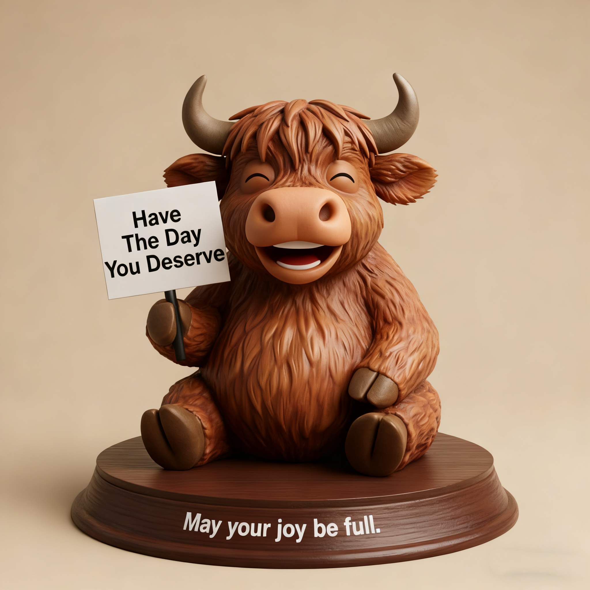 Highland Bull Figurine – A Straightforward Companion