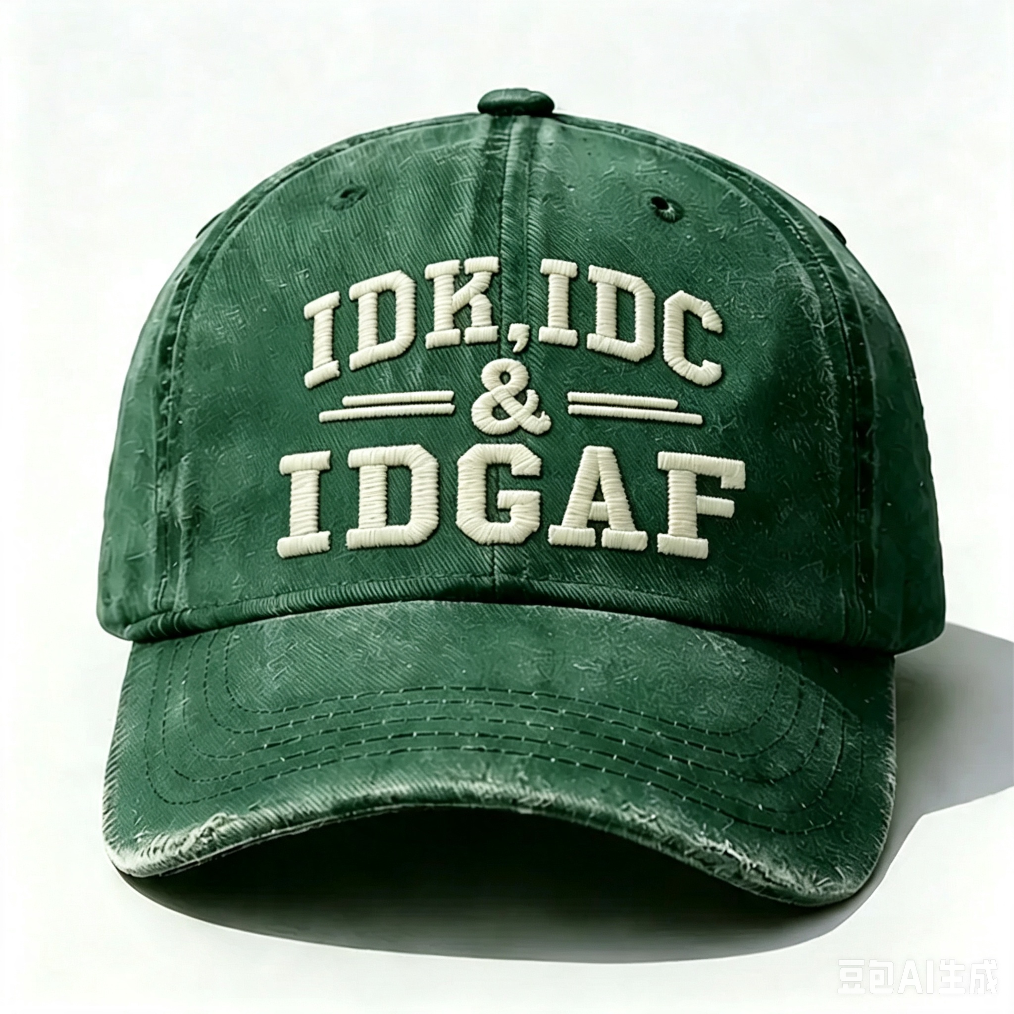 Idk Idc & Idgaf Embroidery Cap
