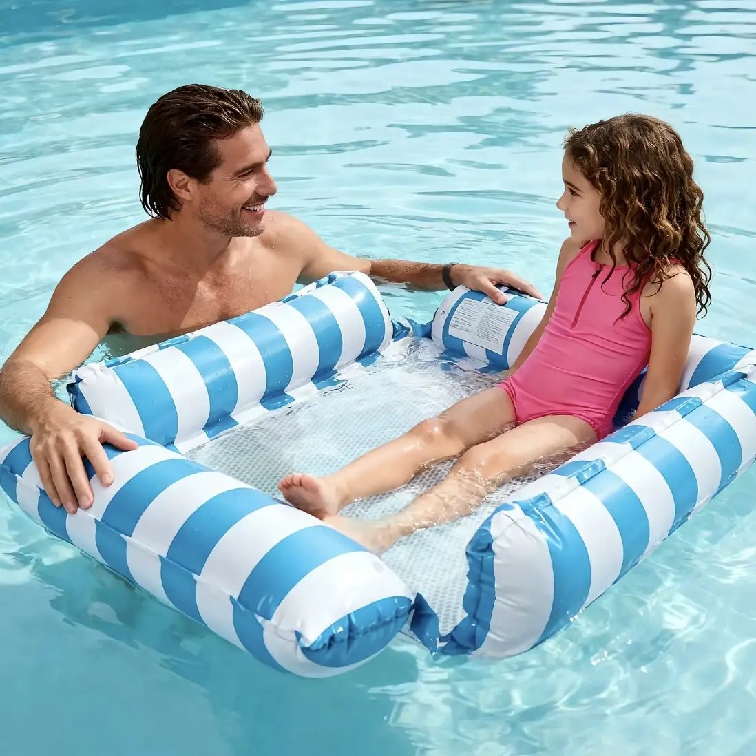 Inflatable Adult Pool Float Lounger – Portable Raft for Summer, Relaxing & Travel, Backyard, Lake & Beach Fun