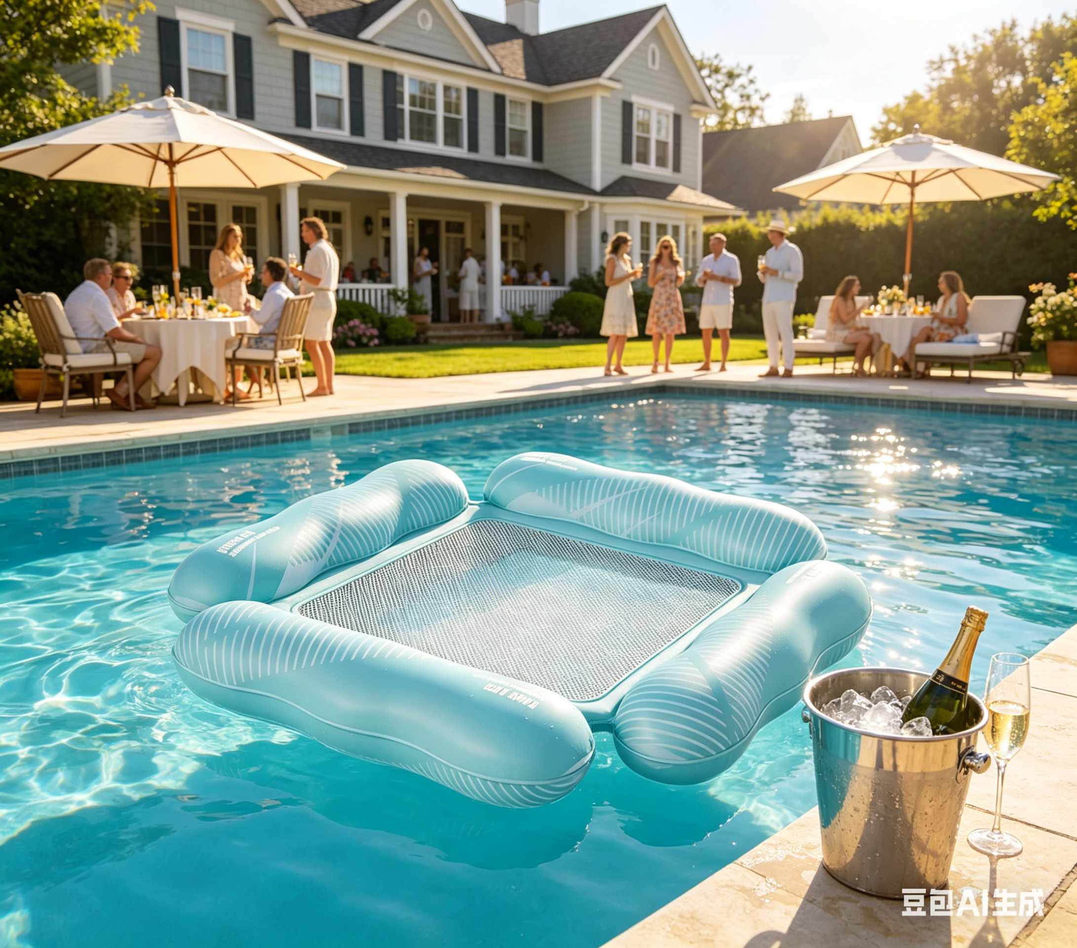 Luxury Mesh Float Lounge – Premium Pool Float for Ultimate Relaxation & Style