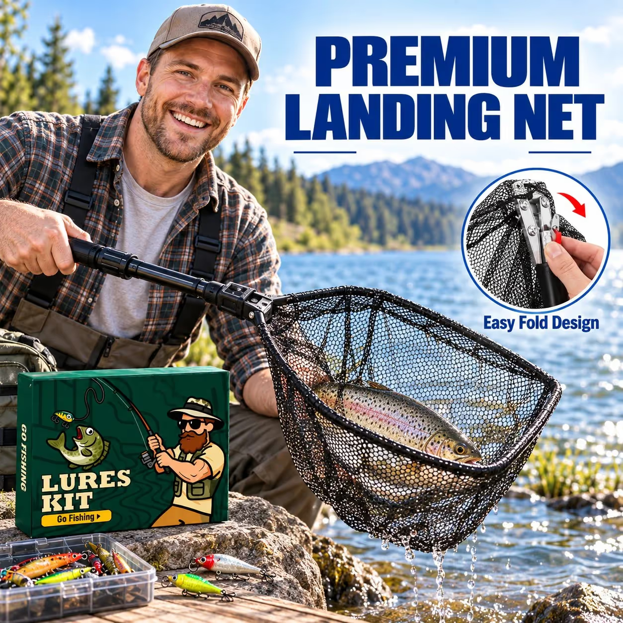 ⏳ Last Day 49% OFF – 🎣 Angler’s Christmas Advent Calendar | 24 Days of Fishing Lures, Tackle & Useful Gear for Anglers 🎄