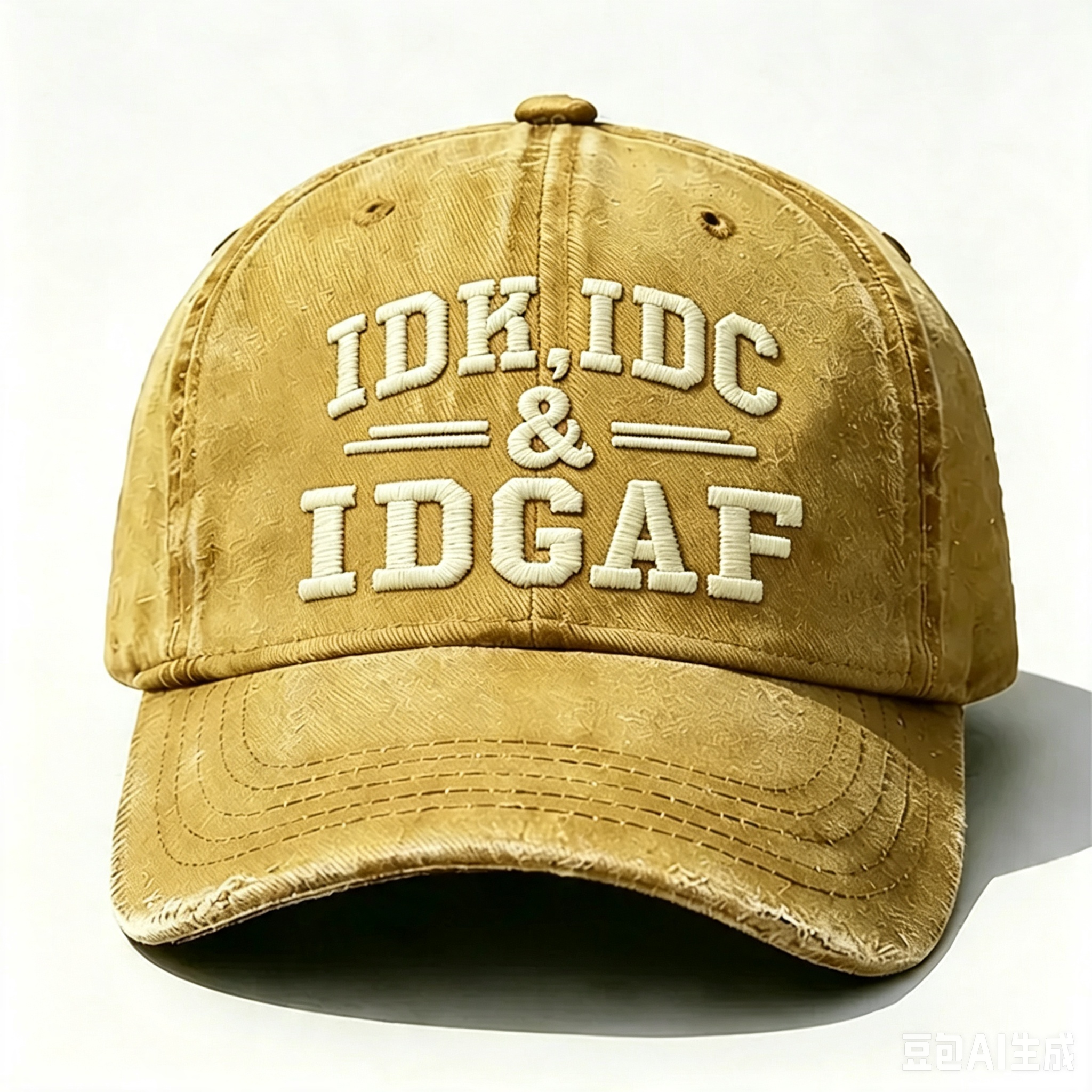 Idk Idc & Idgaf Embroidery Cap