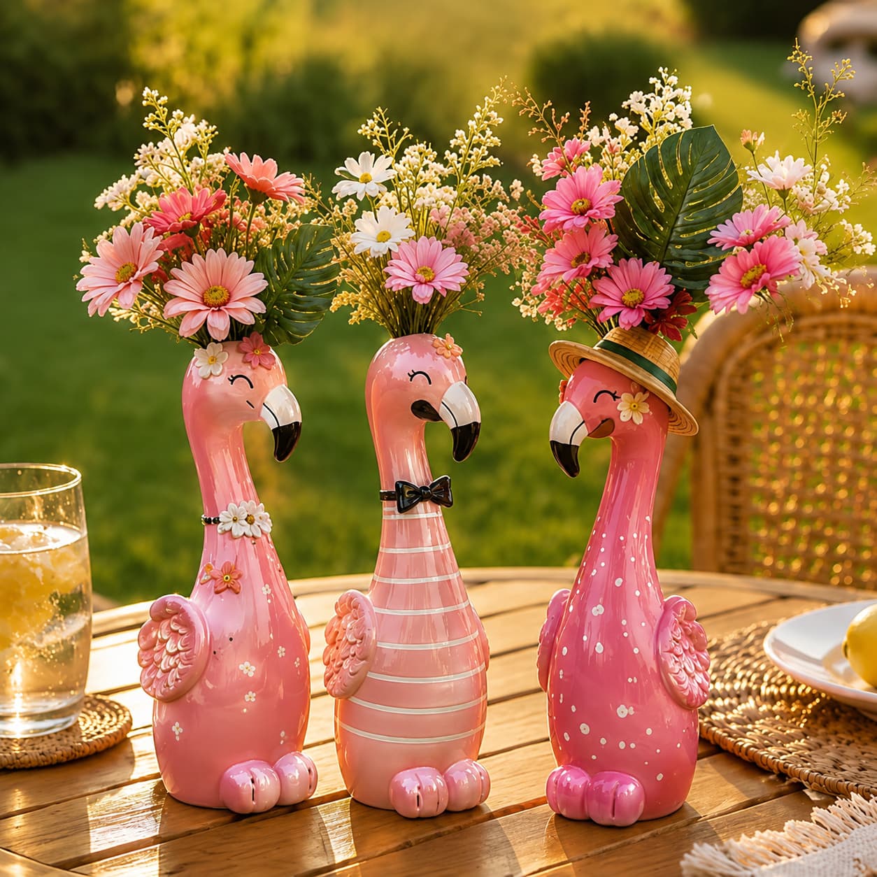 🦩Cute Flamingo Decorative Vase