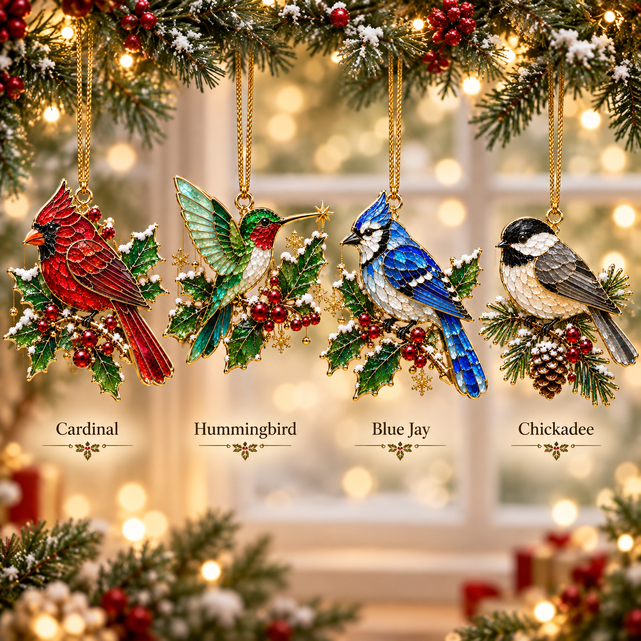 ❄️Winter Bird Christmas Ornament Collection