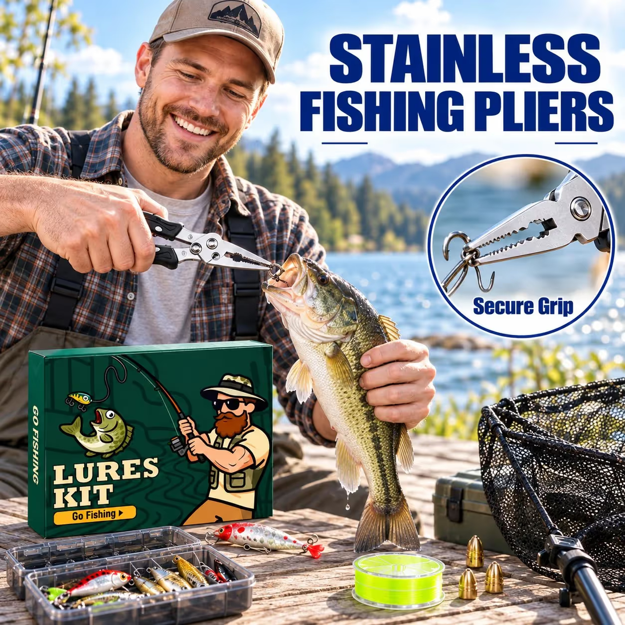 ⏳ Last Day 49% OFF – 🎣 Angler’s Christmas Advent Calendar | 24 Days of Fishing Lures, Tackle & Useful Gear for Anglers 🎄