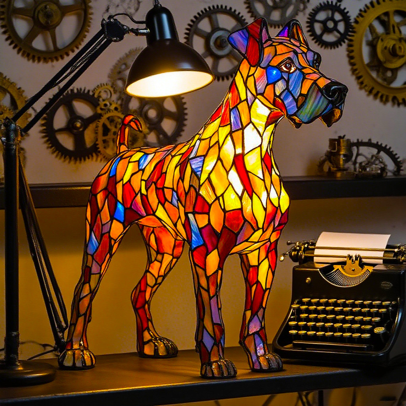 Cute Pet Dog Themed LED Table Lamp