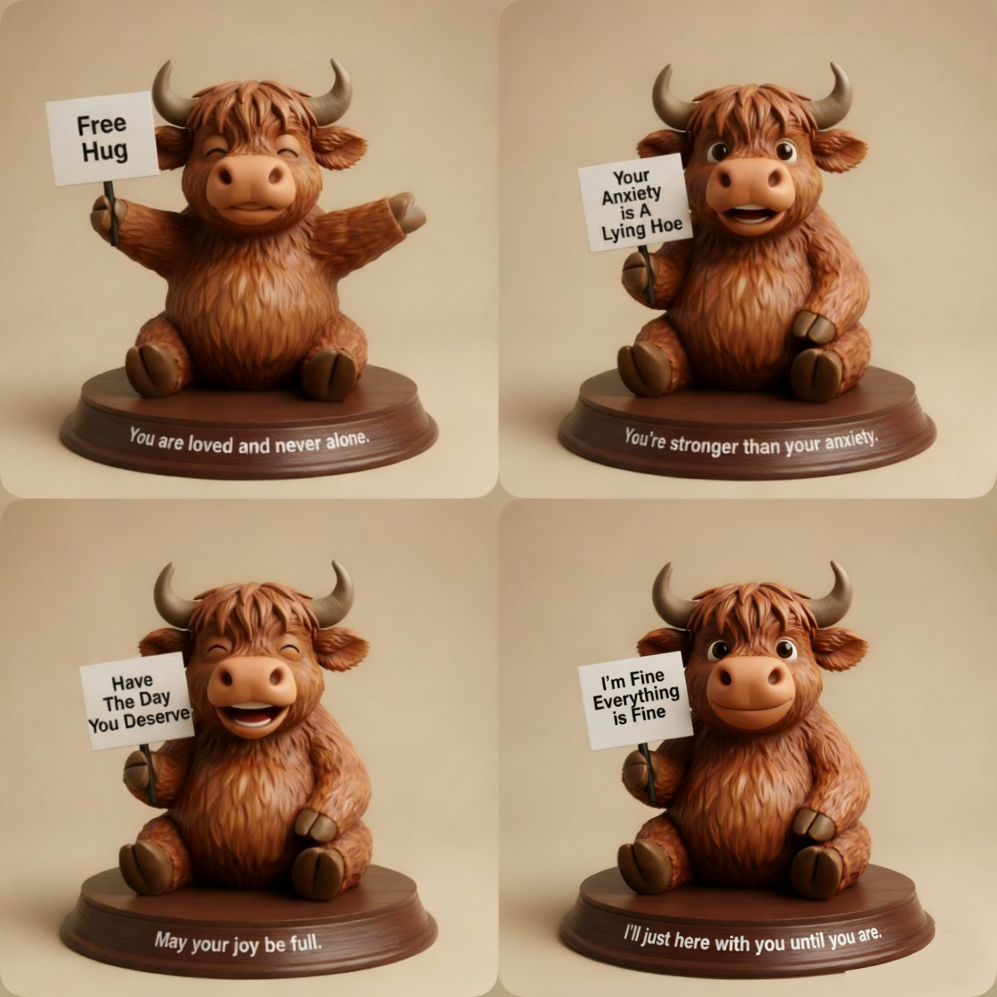 Highland Bull Figurine – A Straightforward Companion