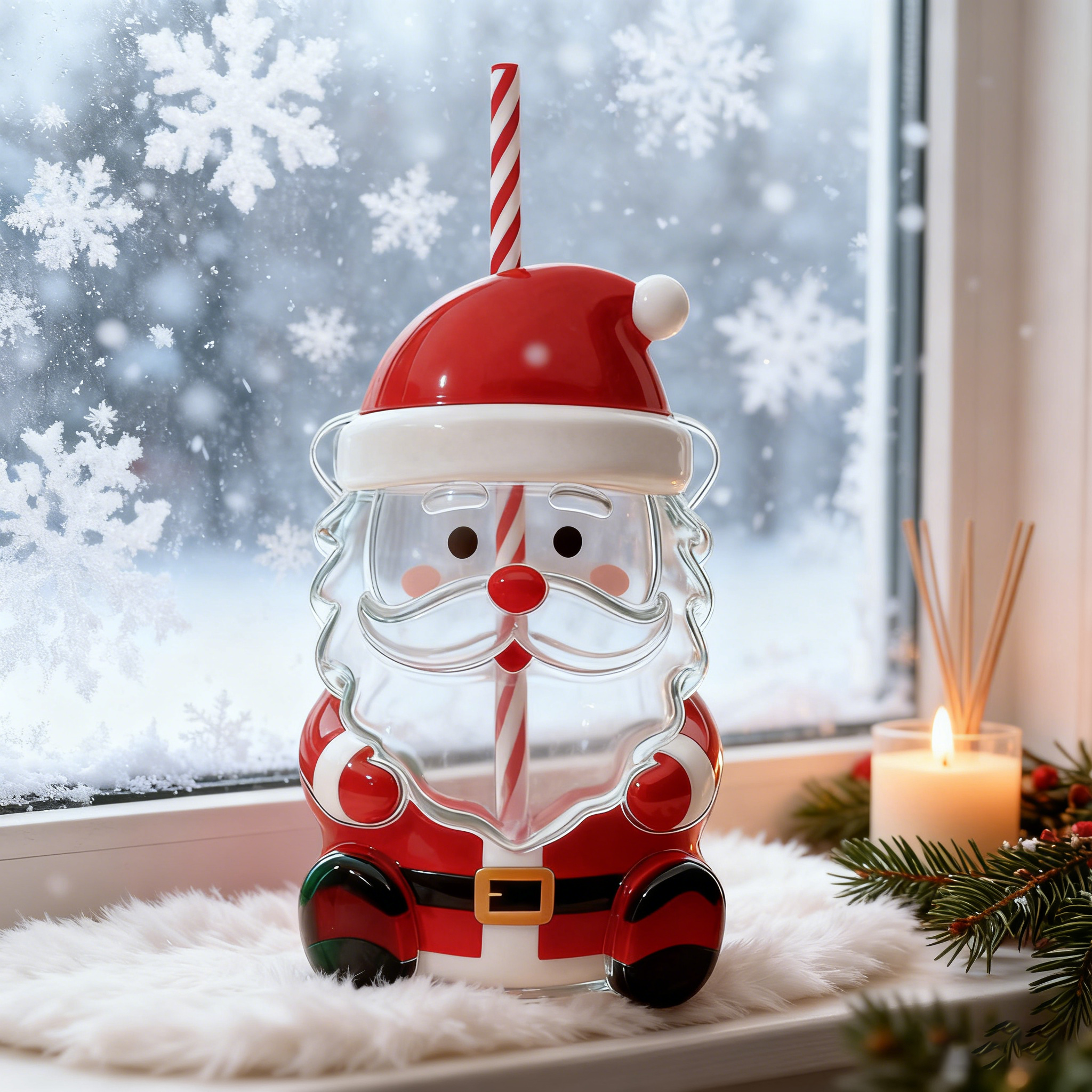Christmas Limited Edition | Santa Claus Transparent Angel Cup