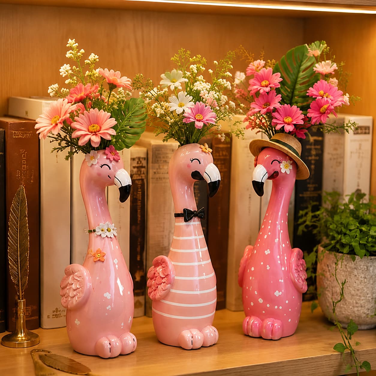🦩Cute Flamingo Decorative Vase