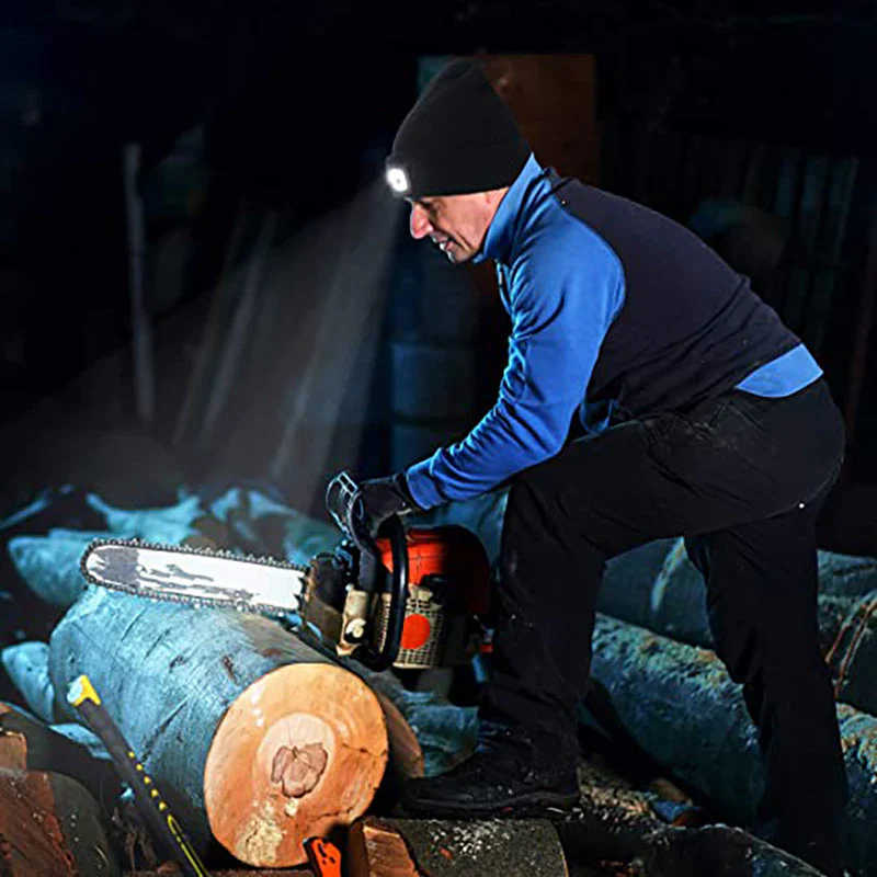 Stay Warm Bluetooth Hat with Light