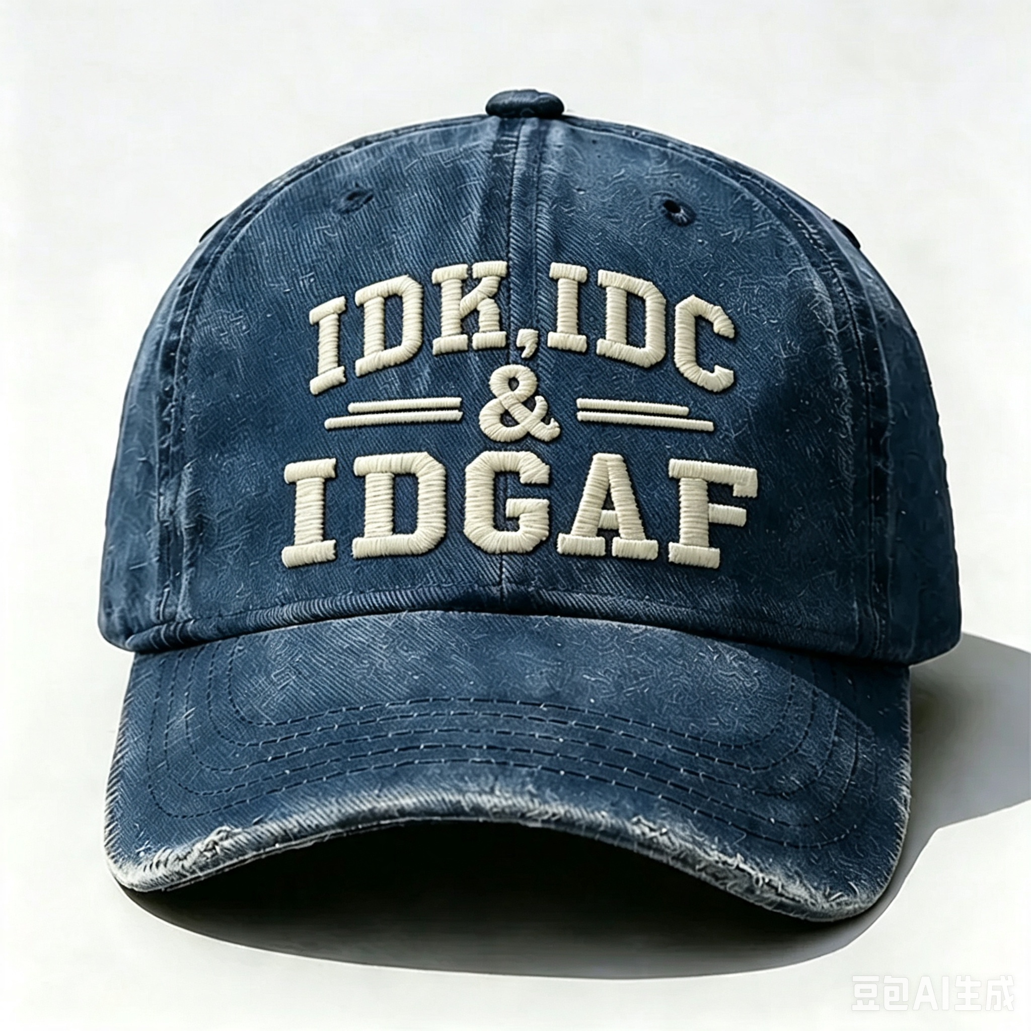 Idk Idc & Idgaf Embroidery Cap