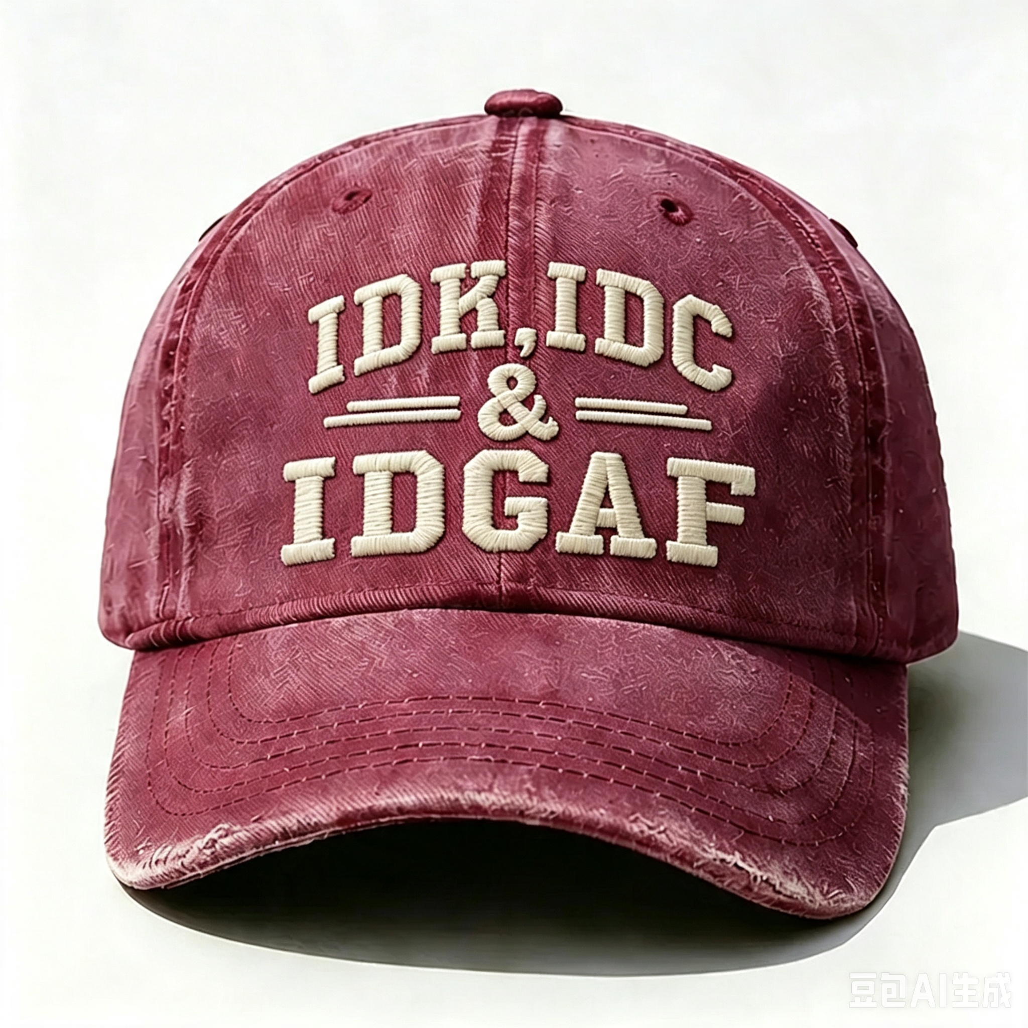 Idk Idc & Idgaf Embroidery Cap