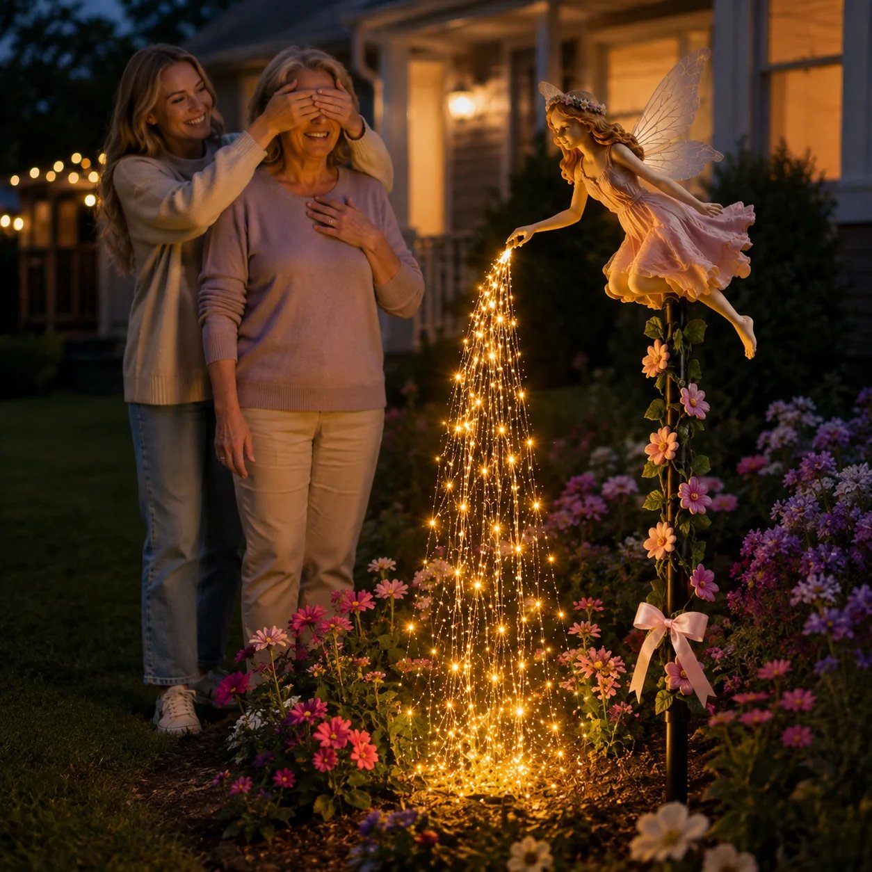 🔥Today 50% OFF🧚‍♀️Fairy Sprinkling Magic Dust Garden Light🌸