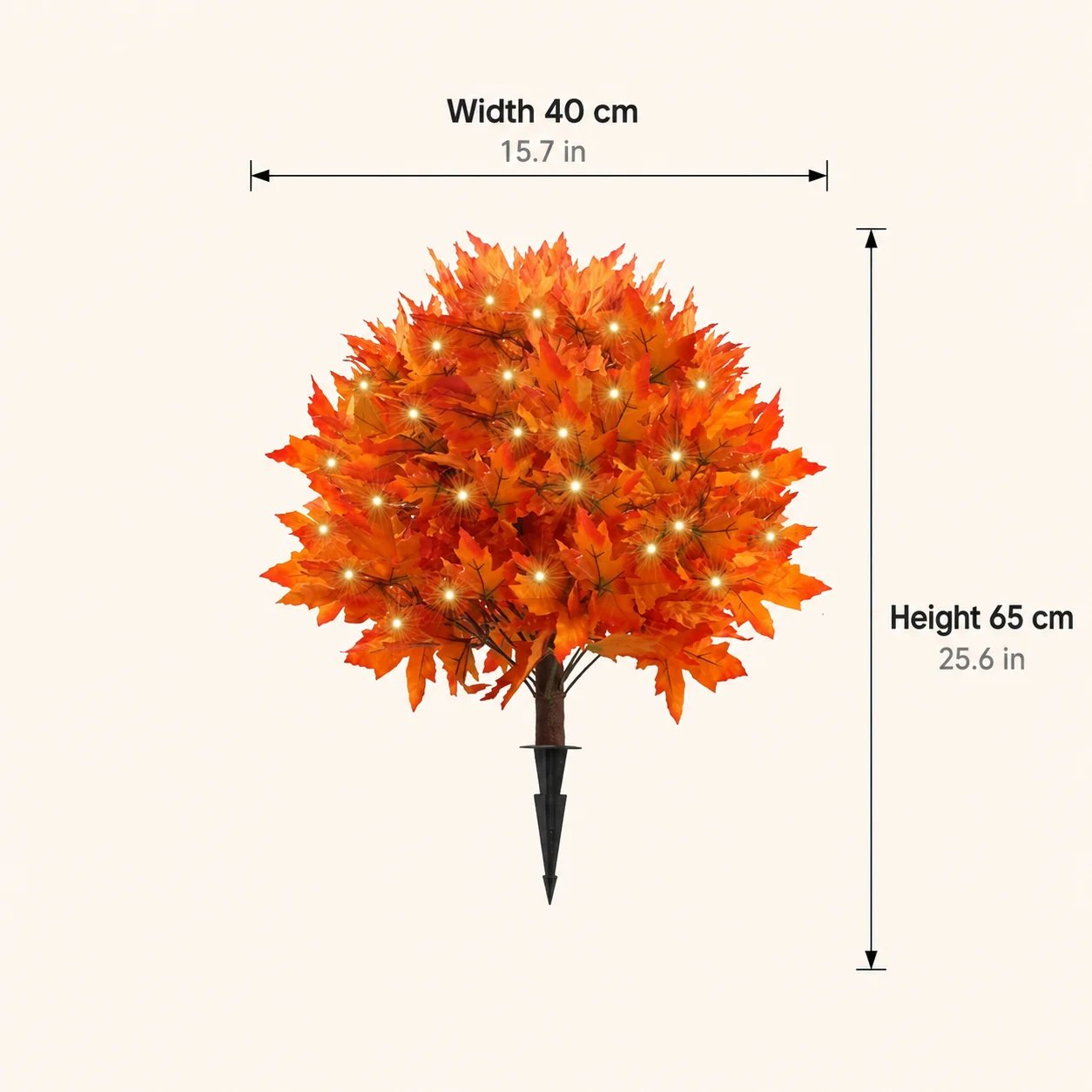 🍁Light-Up Autumn Maple Tree – LED Fall Tree Ornament✨