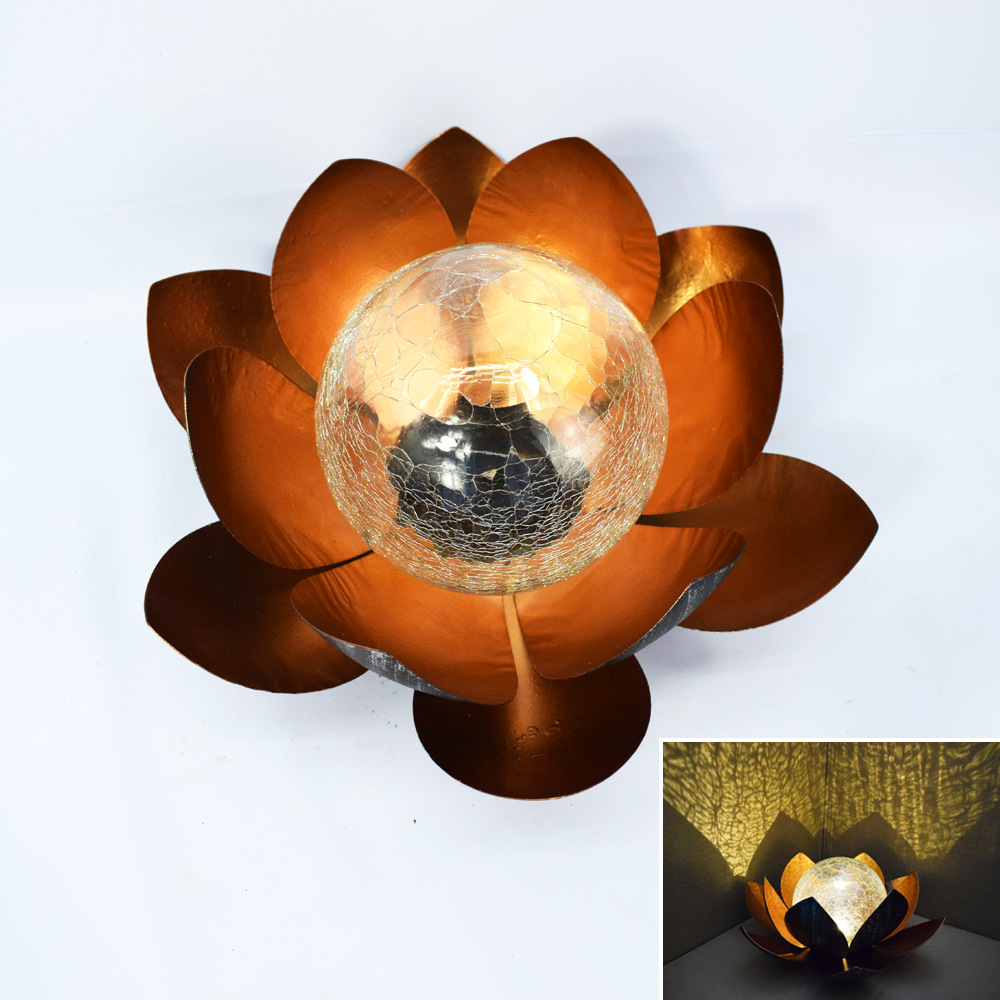 Waterproof Metal Flower Solar Light
