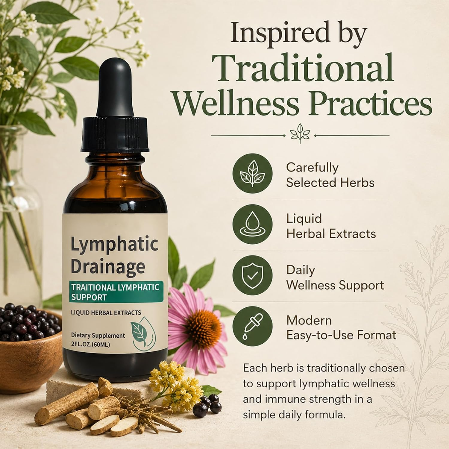 Herbal Lymphatic Support Drops – Clean Daily Wellness in Every Drop
