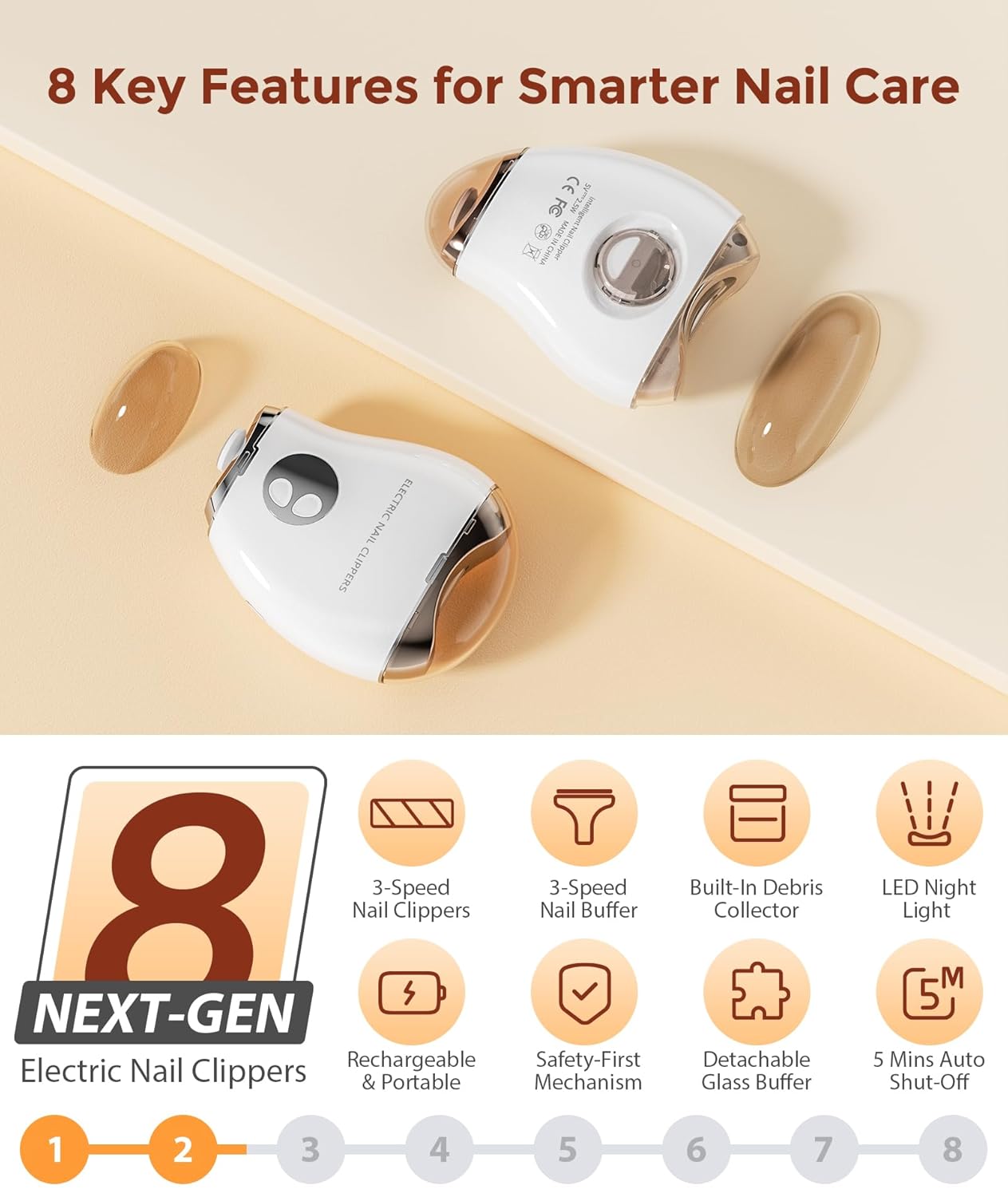 Automatic Electric Nail Clipper