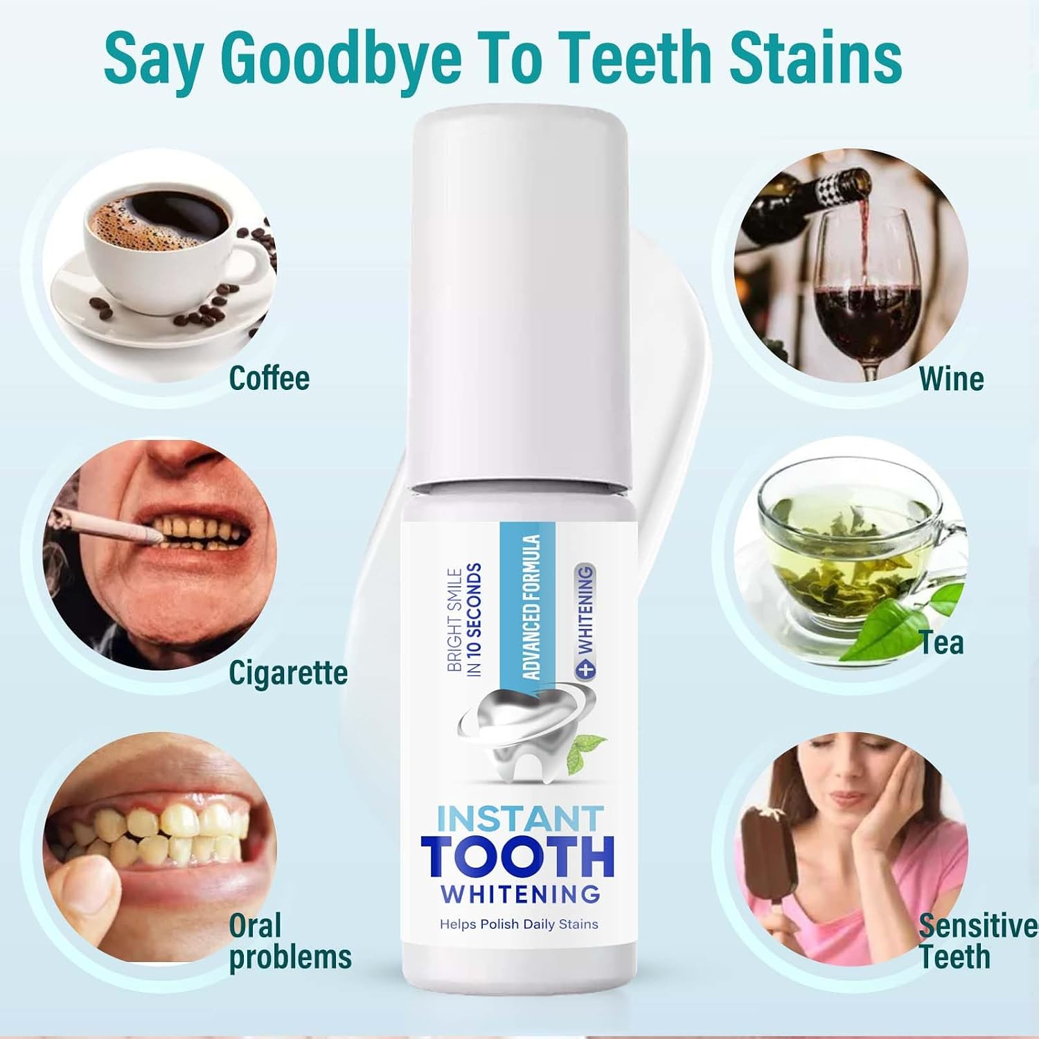 Instant Smile Tooth Paint – Cover Stains in Seconds for a Brighter, Photo-Ready Smile