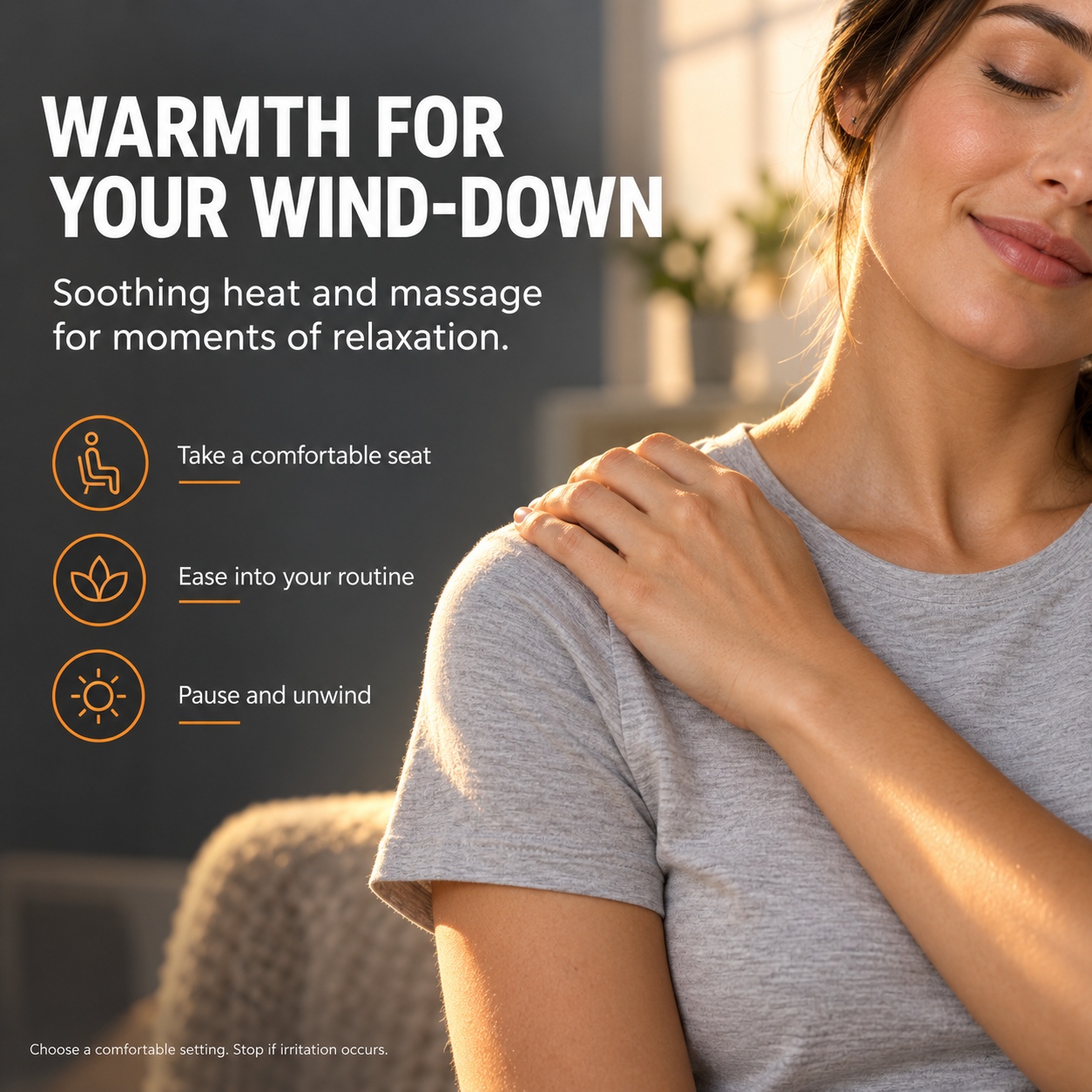 Heated Shoulder Massager with Vibration