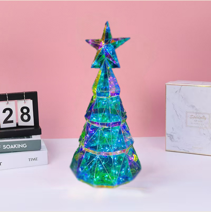 "Galaxy Christmas Tree Light: Illuminate Your Holiday with Magical Glow"