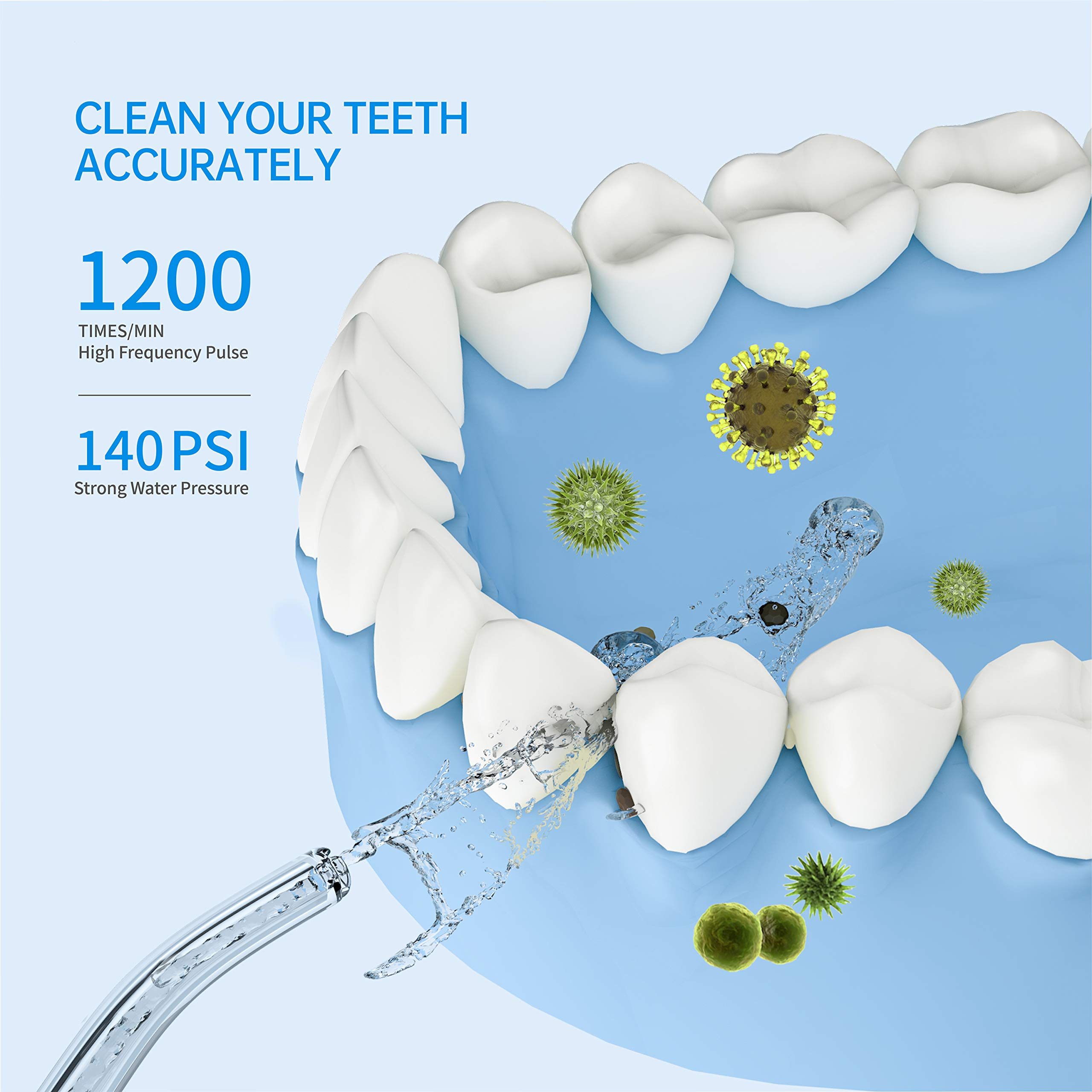 Water Flosser Mini Cordless Portable