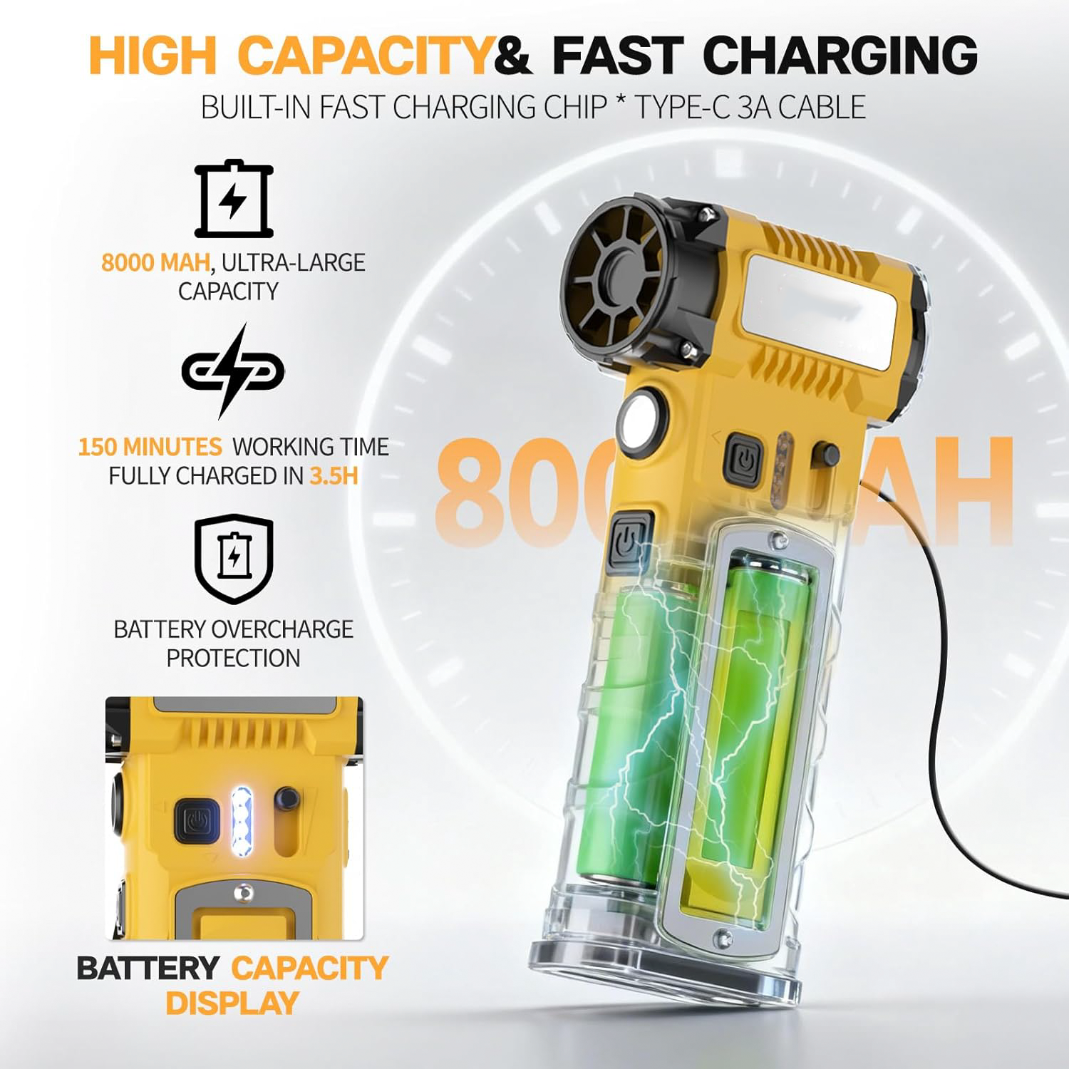 6-in-1 Electric Mini Air Blower