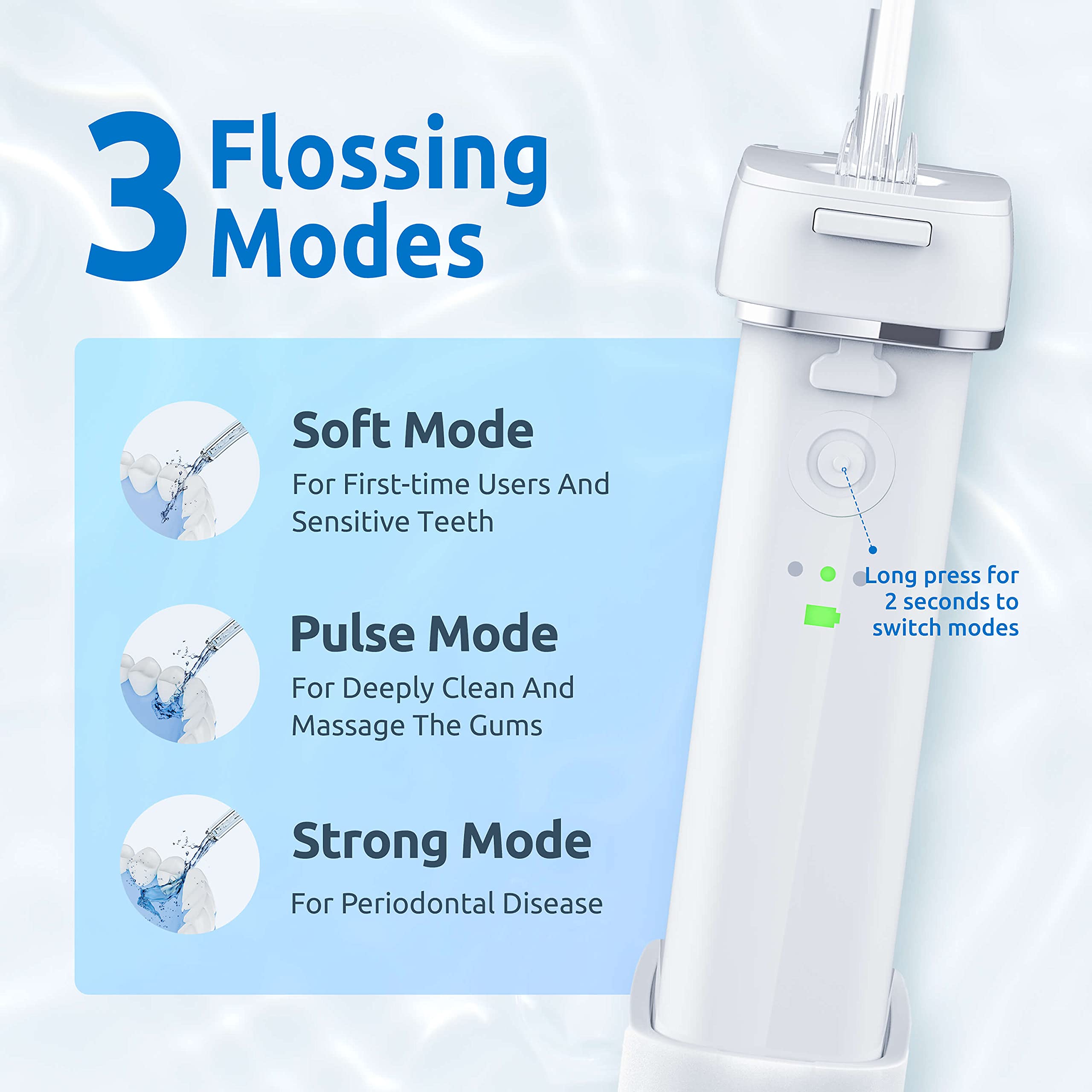 Water Flosser Mini Cordless Portable