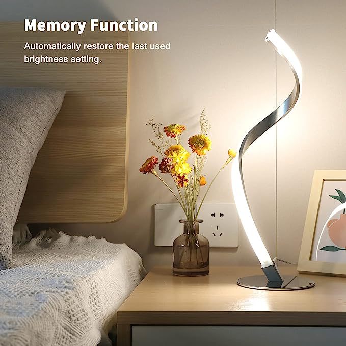Modern Spiral Table Lamp