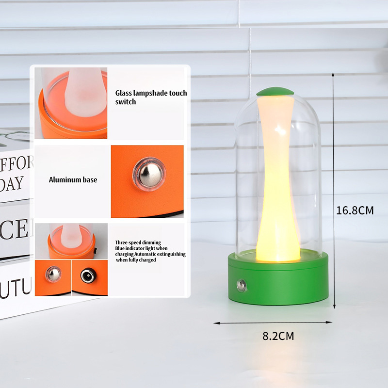 LED Touch Glass Night Light