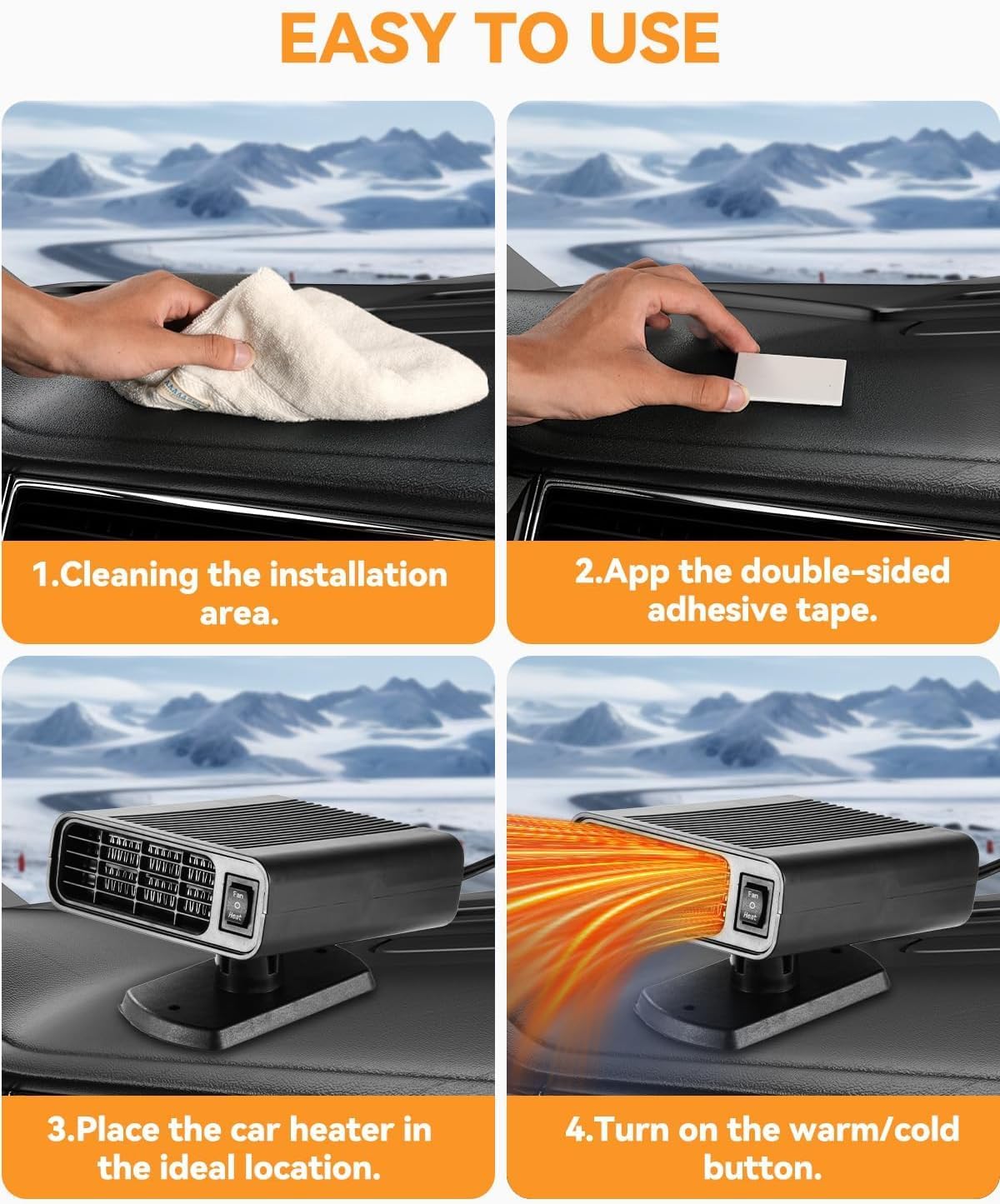 Portable Car Heaters for Vehicle