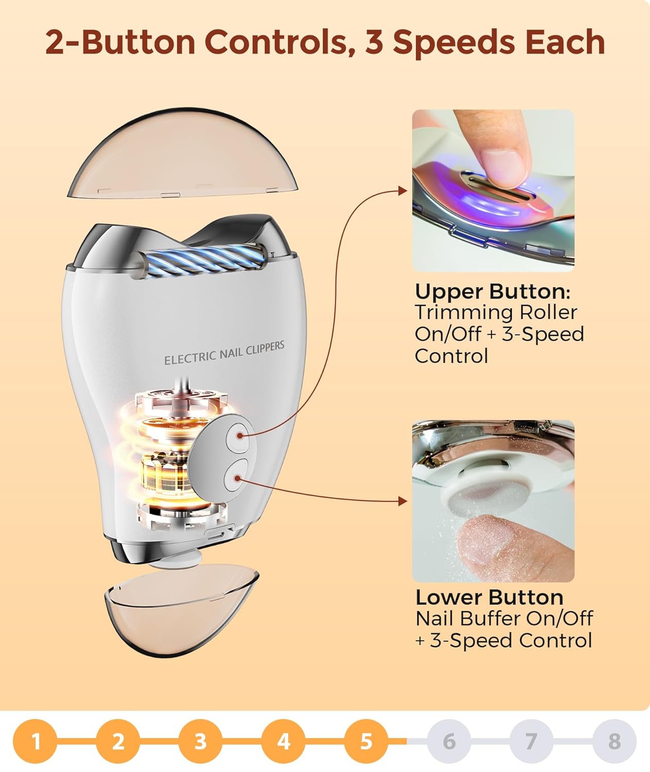 Automatic Electric Nail Clipper