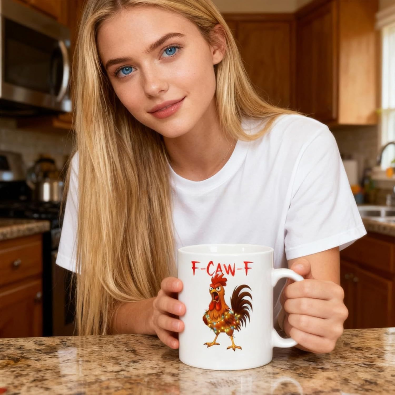 F-Caw-F Funny Chicken Mug