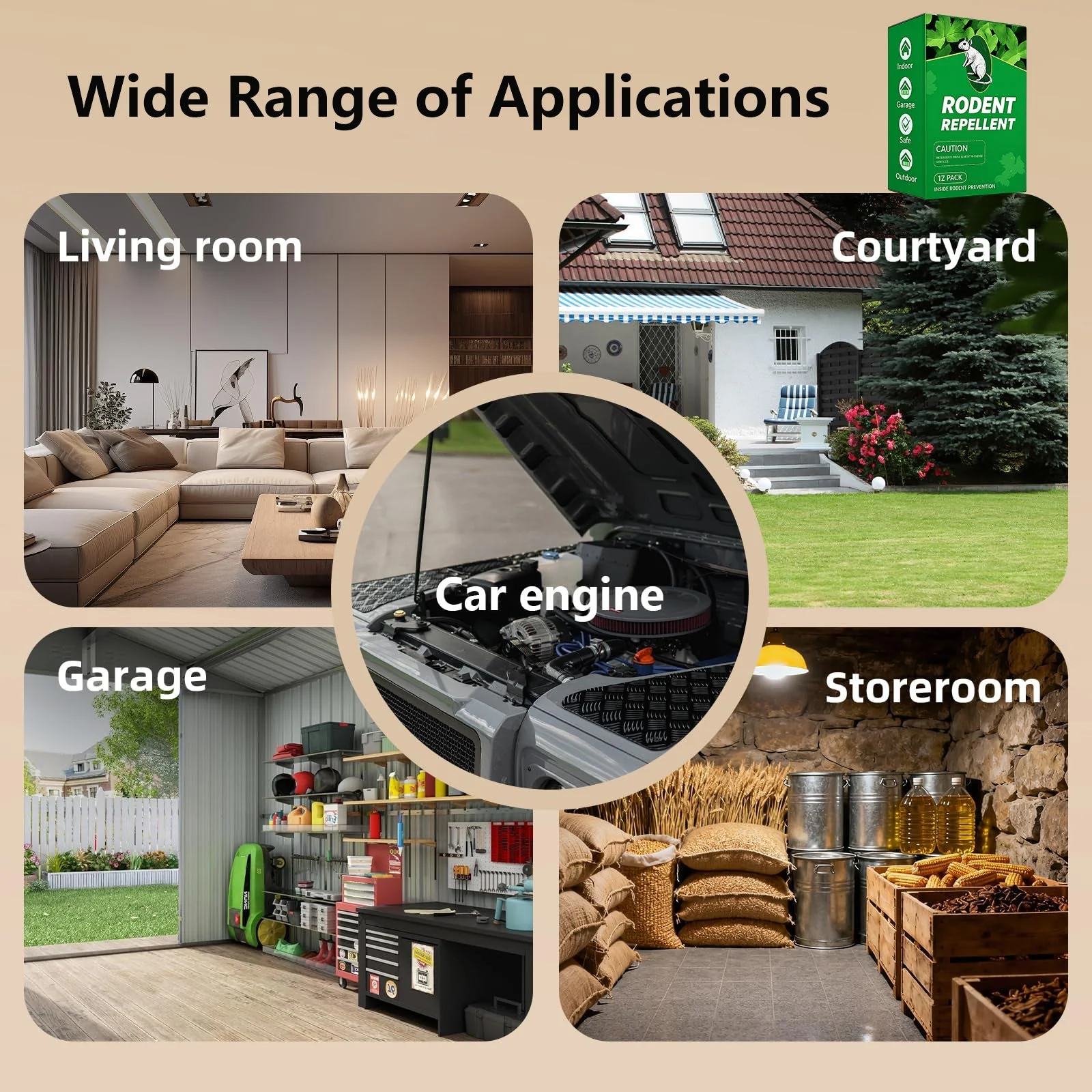 🐭 Natural Peppermint Rodent Repellent – Keep Pests Away Safely 🌿