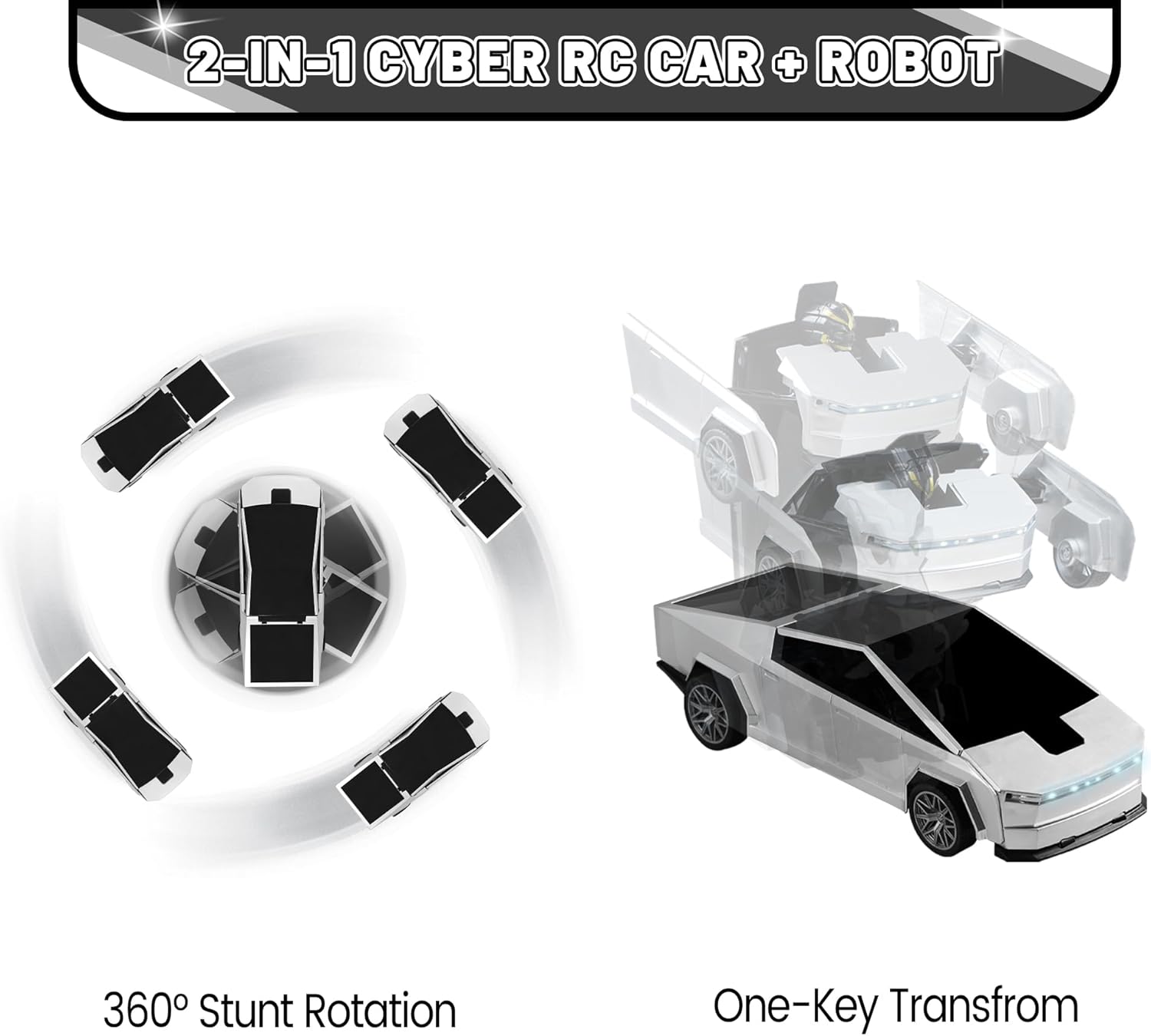 Remote Control Car Cyber-Inspired Transformer Toys