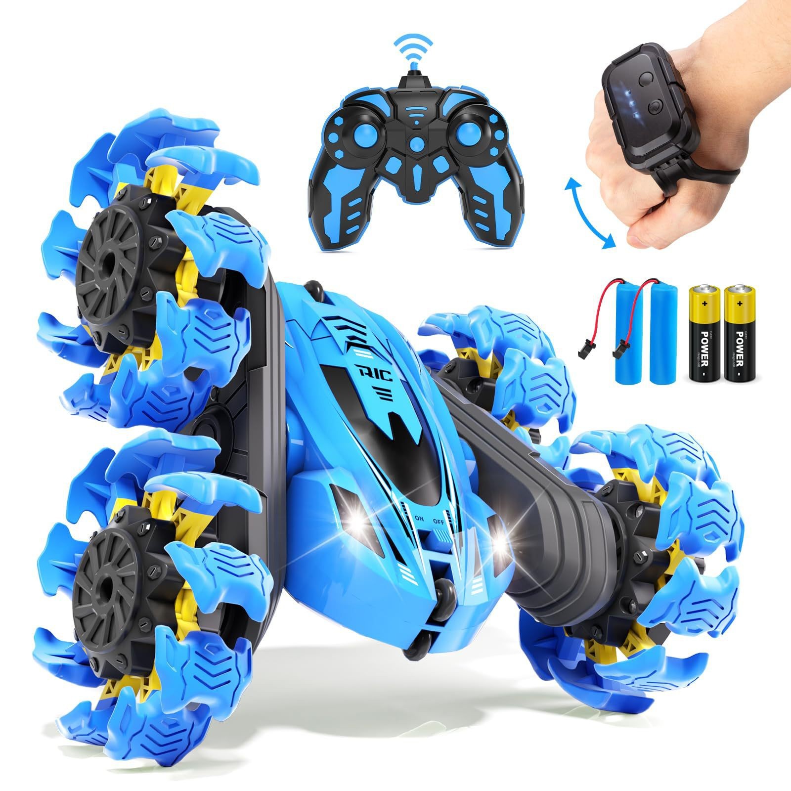 Gesture-Sensing Dual-Sided Explosive Wheel Four-Wheel Drive Remote Control Car