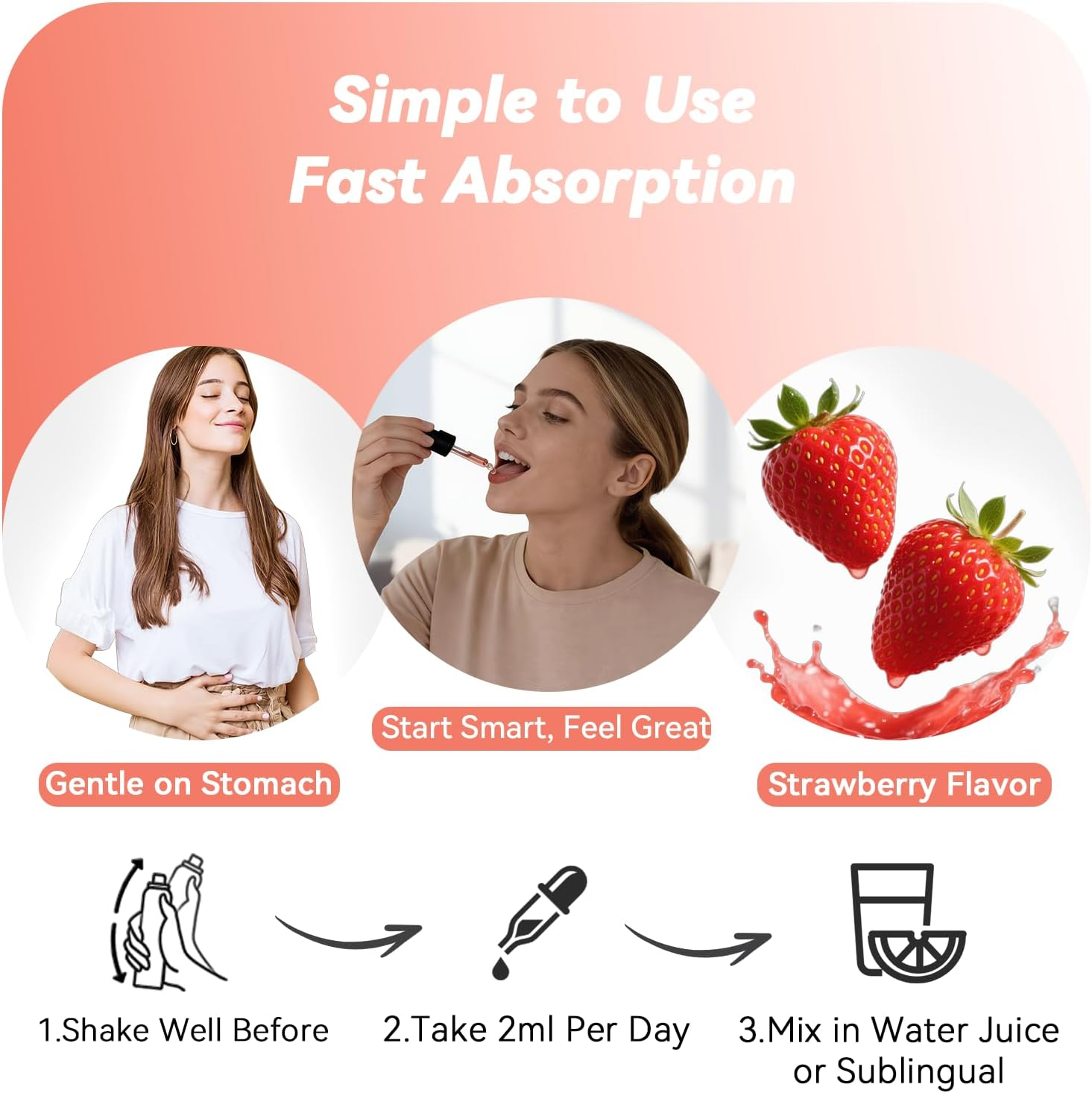 10-in-1 Astaxanthin Antioxidant Supplement 12mg Liquid Drops