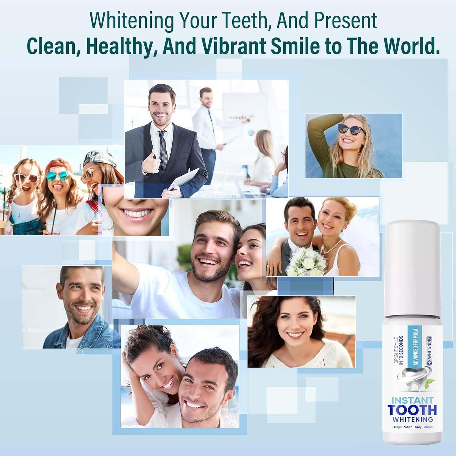 Instant Smile Tooth Paint – Cover Stains in Seconds for a Brighter, Photo-Ready Smile