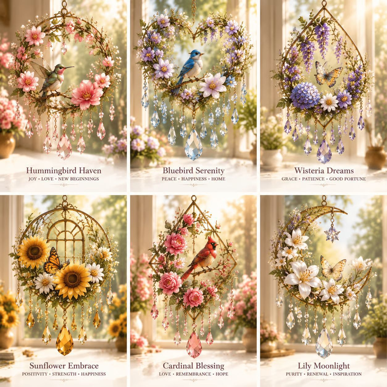 Crystal Garden Suncatcher – Turn an Empty Window Into a Beautiful, Light-Filled Corner