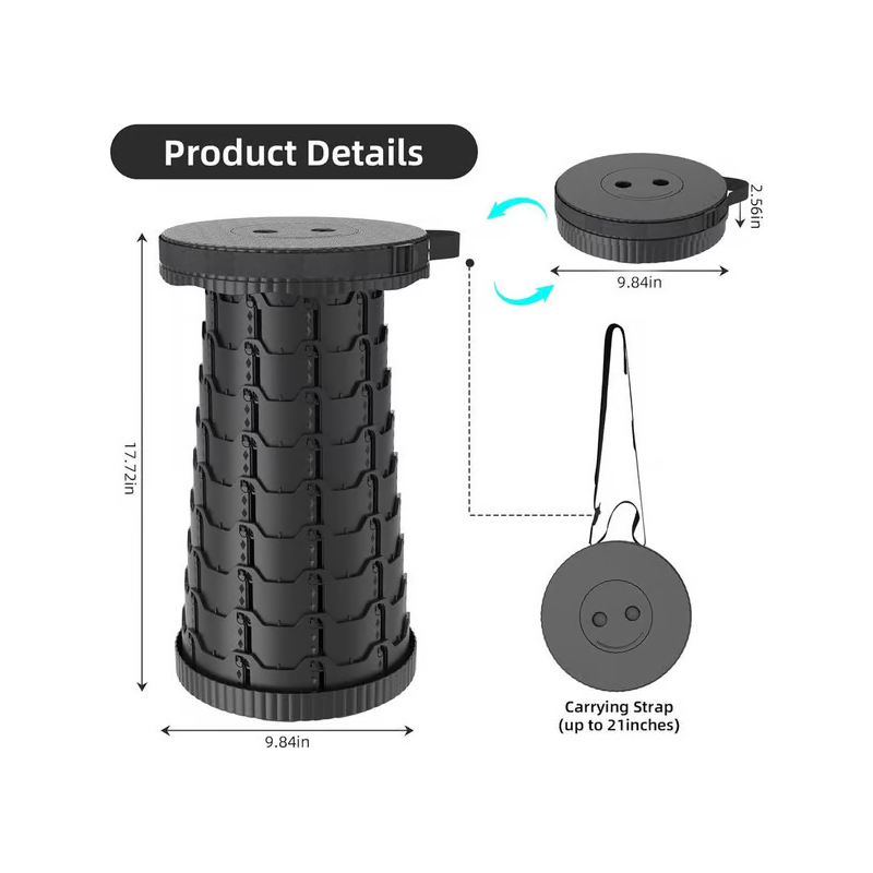 🔥 LAST DAY SALE 49% OFF - Collapsible Stool