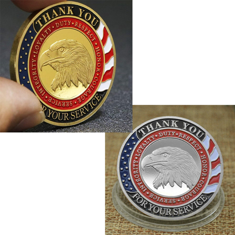 U.S. Military Challenge Coin - Thank You For Our Freedom Coin