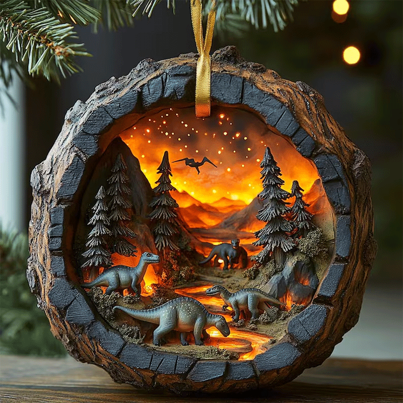 Dinosaur World Christmas Decorations