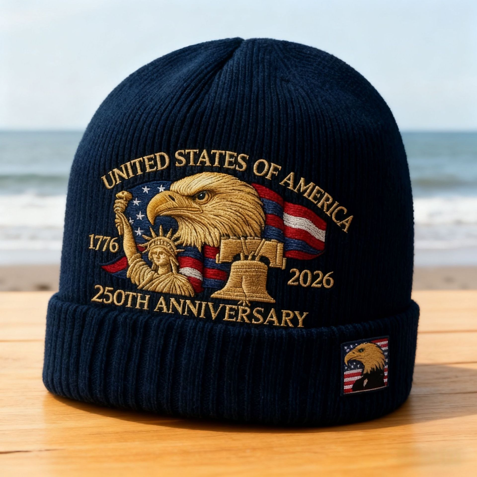 USA 250th Anniversary Knit Beanie