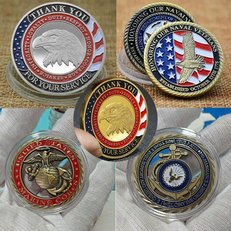 U.S. Military Challenge Coin - Thank You For Our Freedom Coin