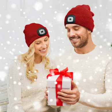 Stay Warm Bluetooth Hat with Light